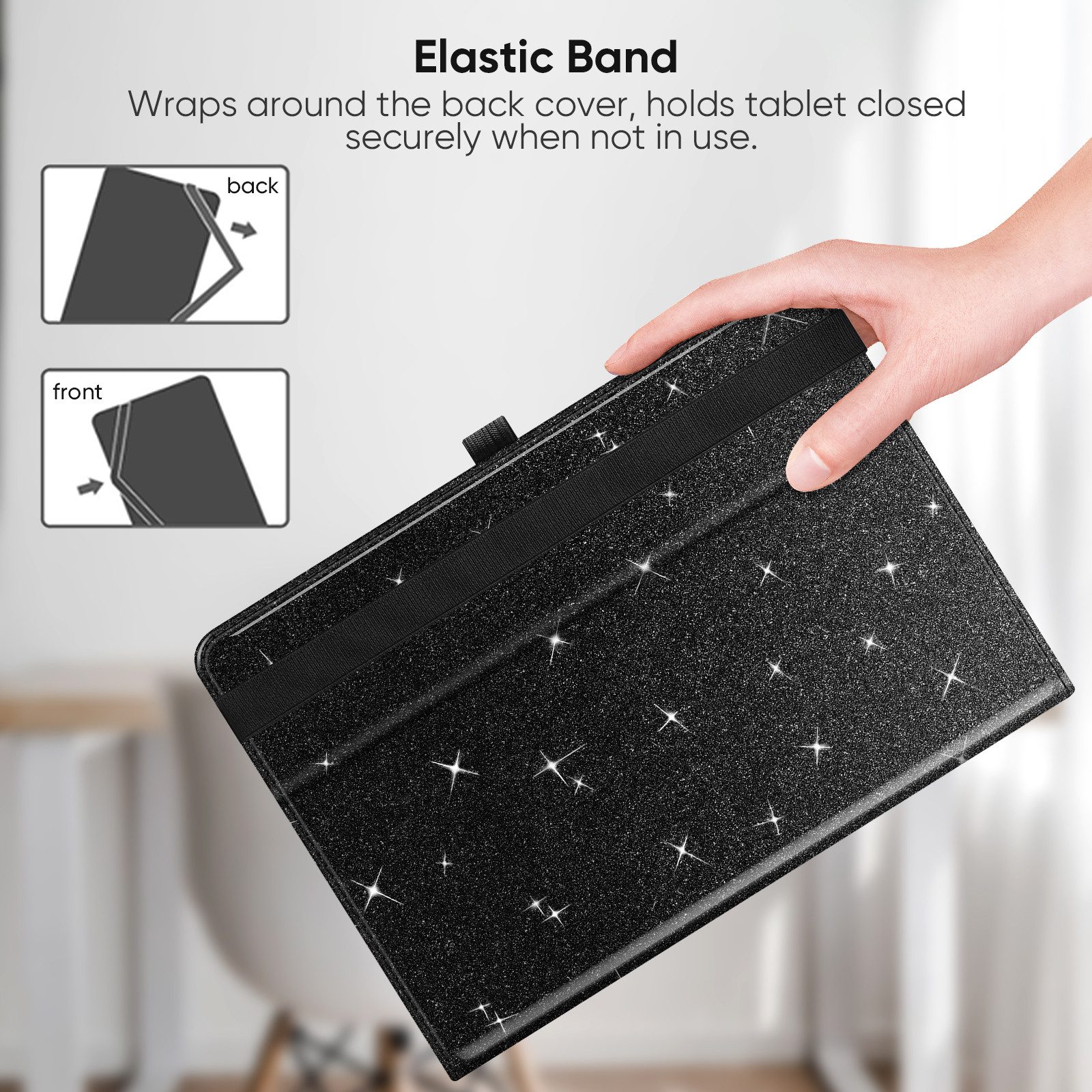 Fintie Tablet-Hülle Universal Hülle für Blackview Tab60 WiFi Tablet 10''/Tab 70/Tab 80 10" – Bild 4 von 5