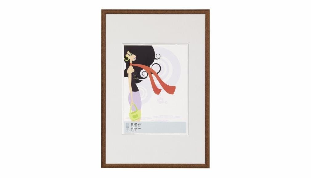 Walther Bilderrahmen Kunststoffrahmen KV030J New Lifestyle 20x30 bronze