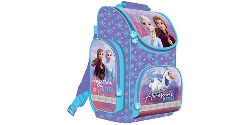 GOLDKIDS Schulranzen Kinderrucksack Rucksack Schulrucksack (Ranzen Tornister Marvel Frozen, 1-tlg., Motiv ab 1. Klasse Grundschule inkl), Regenschutz