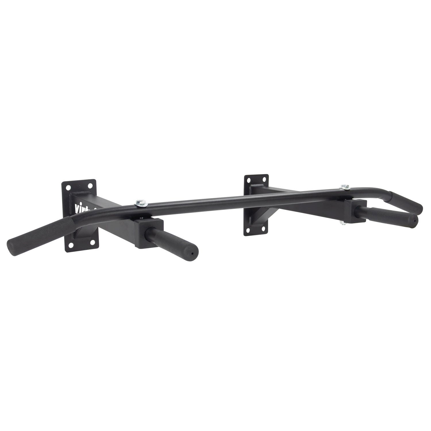 VirtuFit Klimmzugstange VirtuFit Multifunktionale Klimmzugstange Pro Wandmontage Schwarz