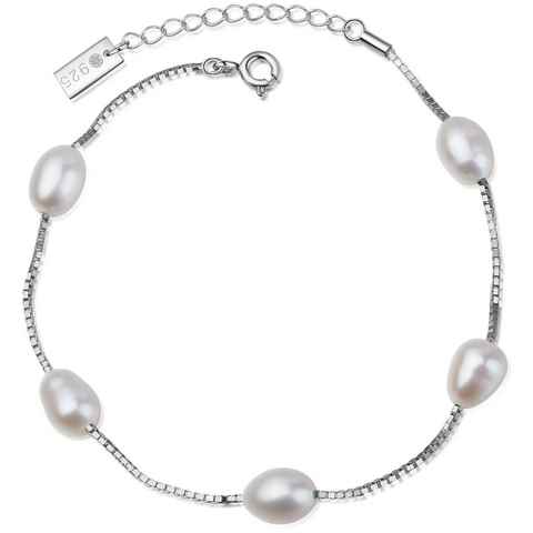 AILORIA Armband MATSU armband silber/weiße perle, Armband Silber/weiße Perle