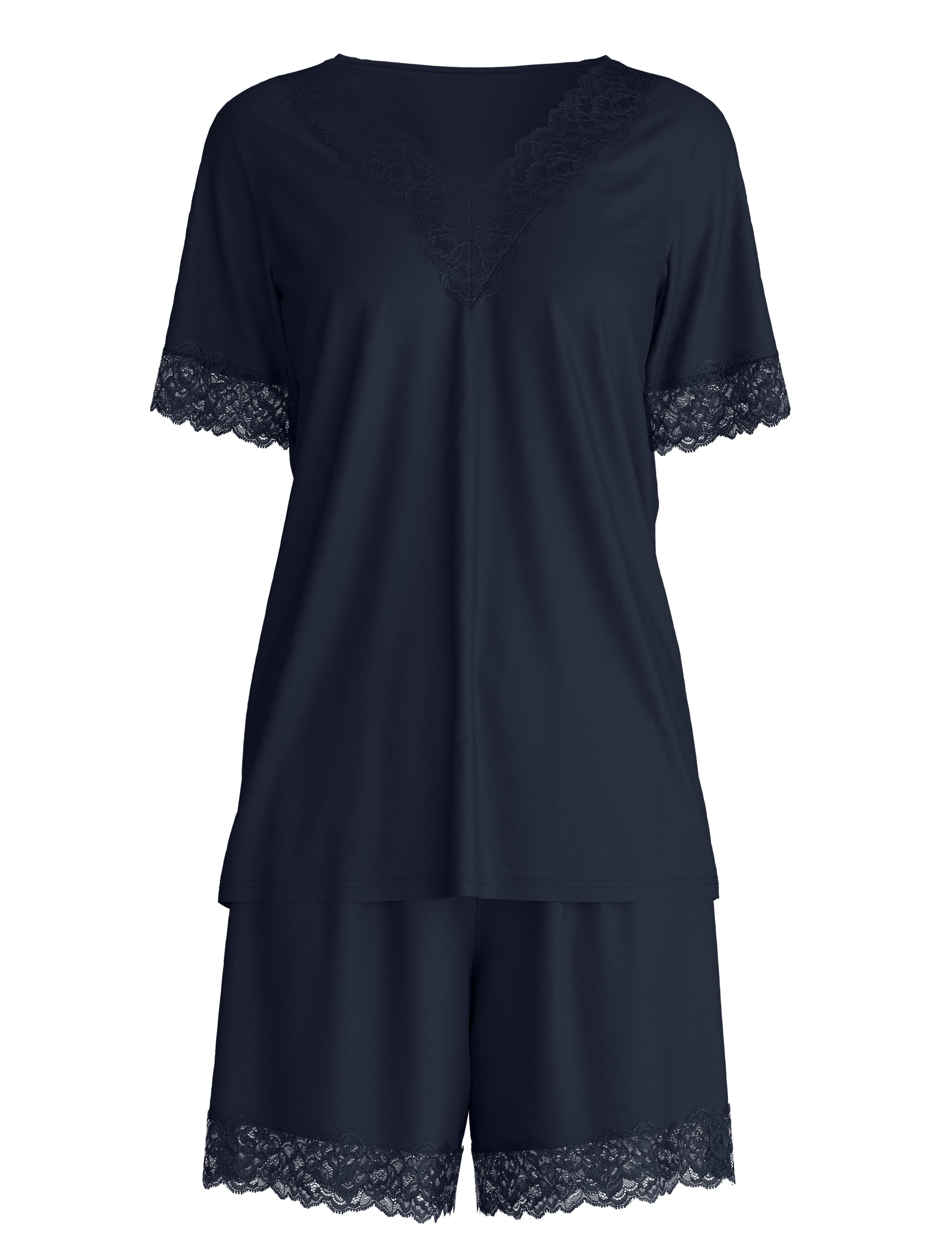 CALIDA Shorty Elegant Dreams (2 tlg) mit süßem Spitzenbesatz