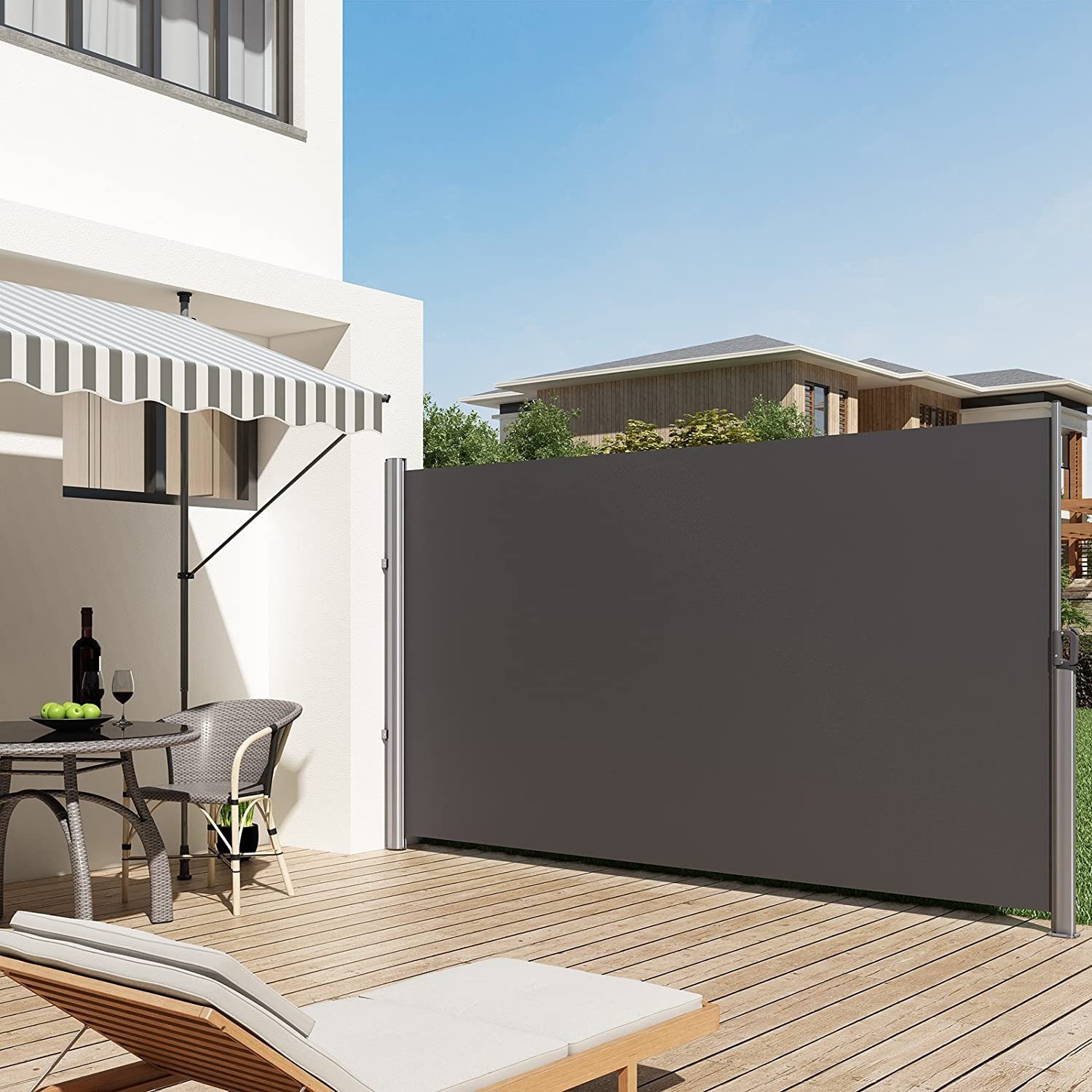 SONGMICS Seitenmarkise »GSA185G GSA205G« 180 x 350 cm (H x L), für