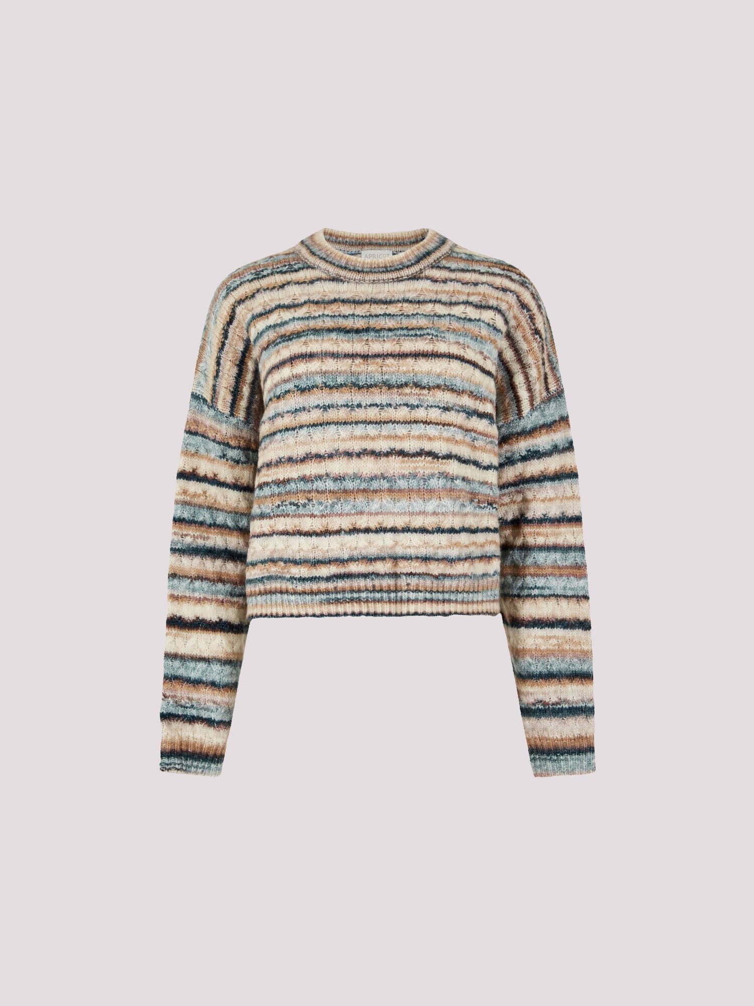 Streifenpullover Mehrfarbig gestreifter Pullover