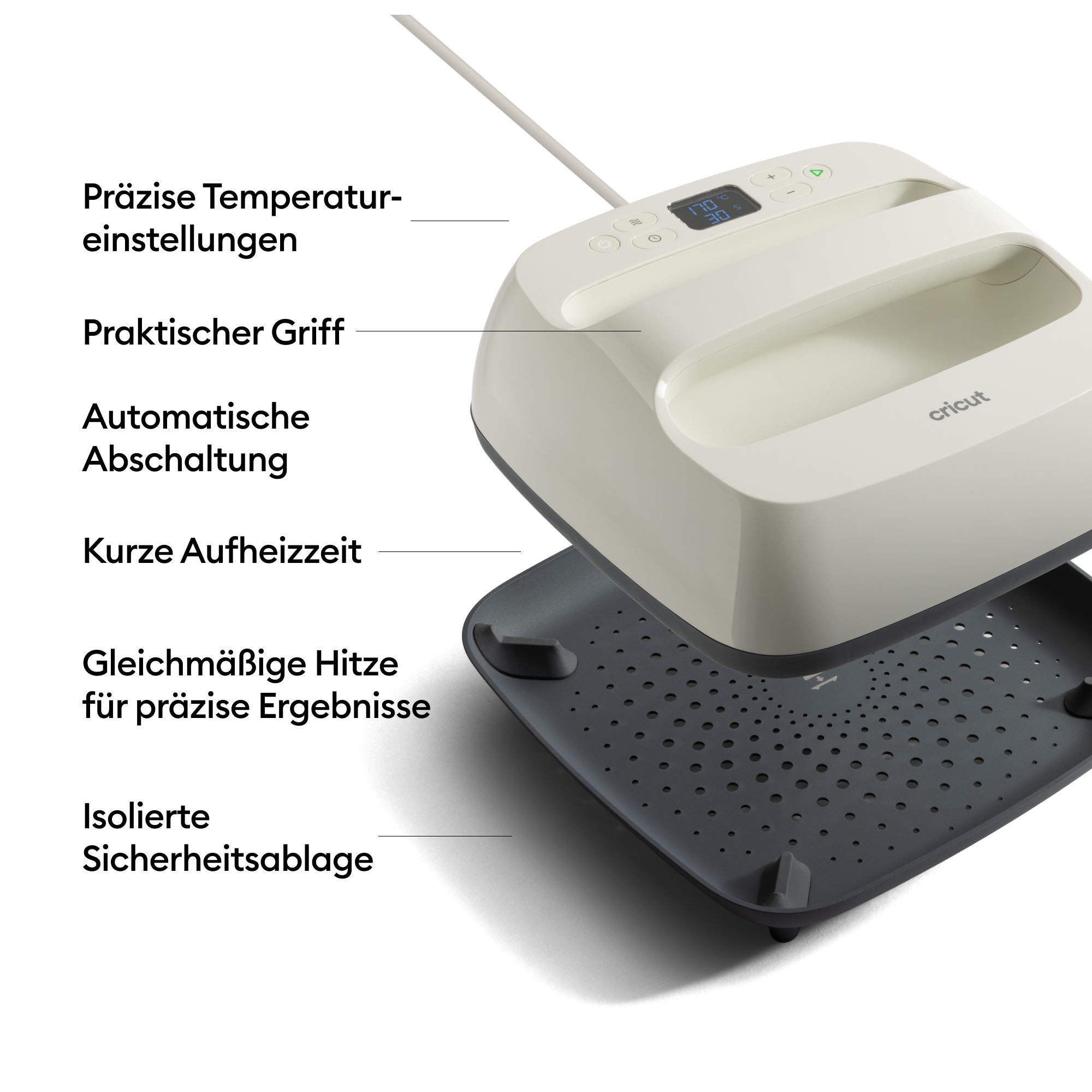 Cricut Transferpresse EasyPress™ 3 – 22,5 cm x 22,5 cm
