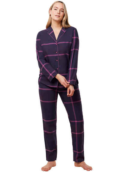 Triumph Schlafanzug Boyfriend PW X Checks (Set, 2 tlg) Pyjama mit seitlichen Taschen