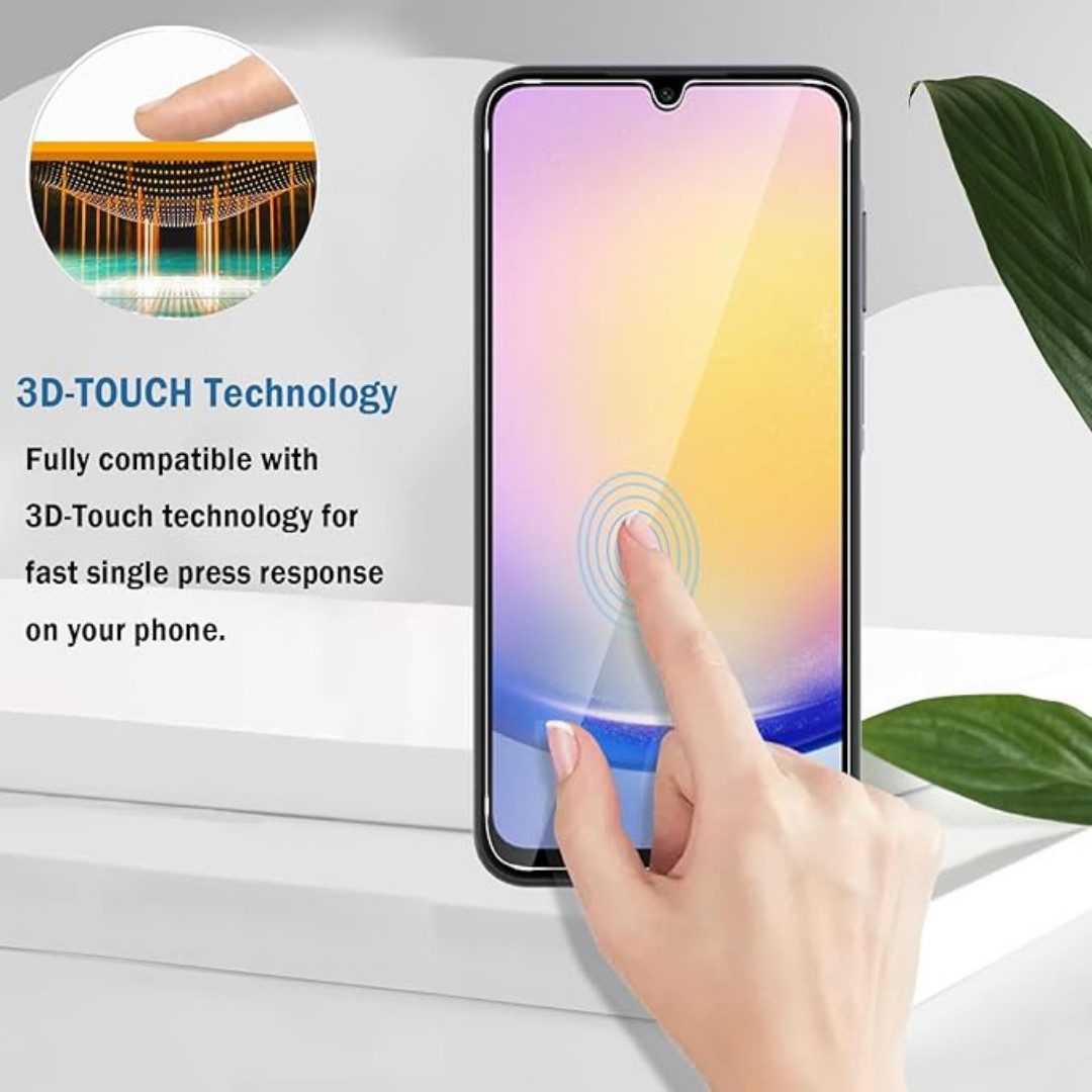 SmartUP Displayschutzglas 2X Schutzglas für Samsung Galaxy A25 5G Panzerfolie Display Full 9H für Für Samsung Galaxy A25 5G, kompletter Displayschutz – Bild 5 von 5