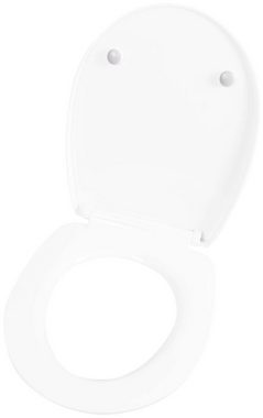 CORNAT WC-Sitz Ansprechendes Design - Pflegeleichter Thermoplast - Quick up, Clean Funktion - Absenkautomatik - Montage von oben / Toilettensitz