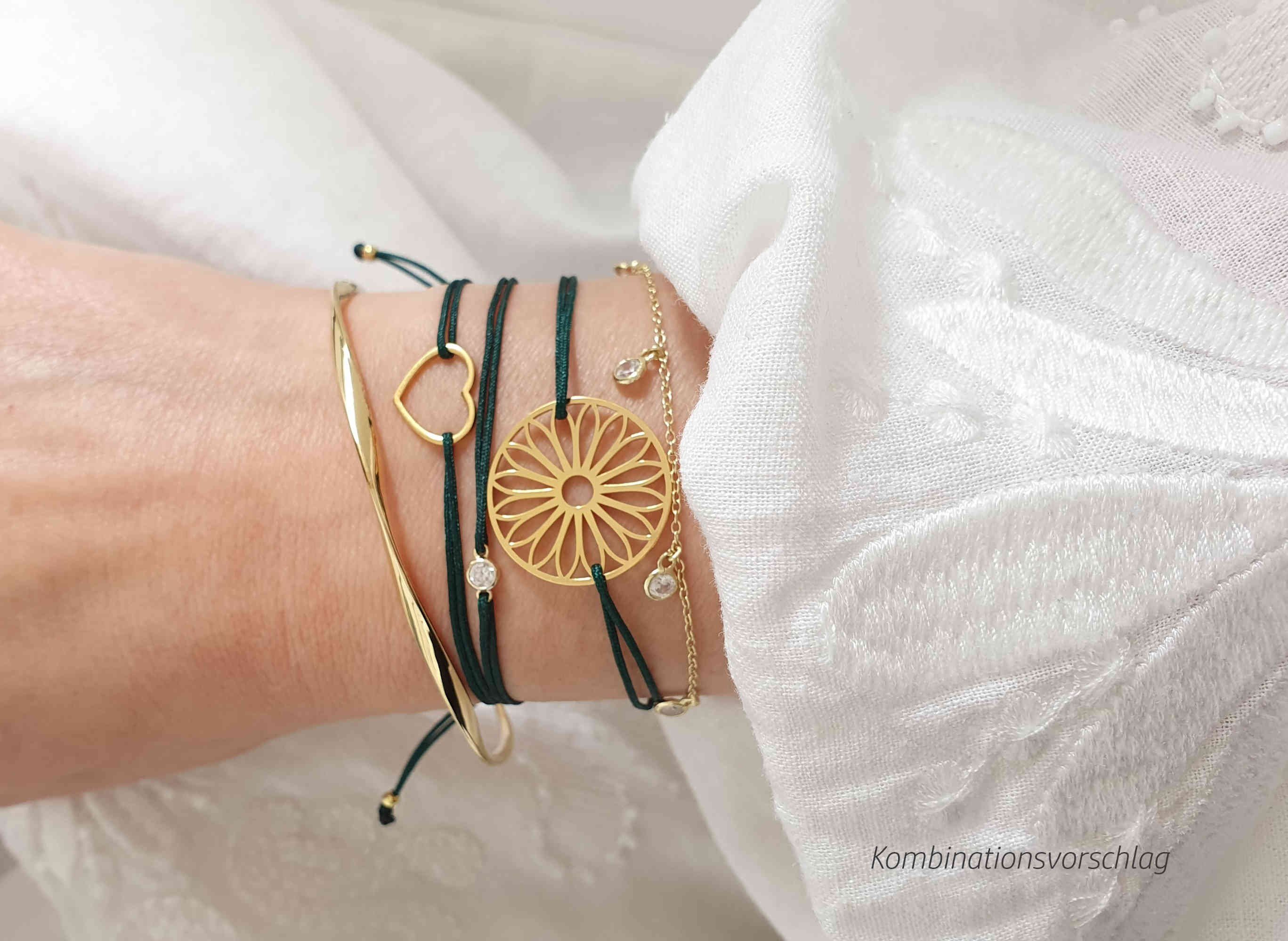 SCHOSCHON Charm-Armband Armband HERZ 925 Silber günstig online kaufen