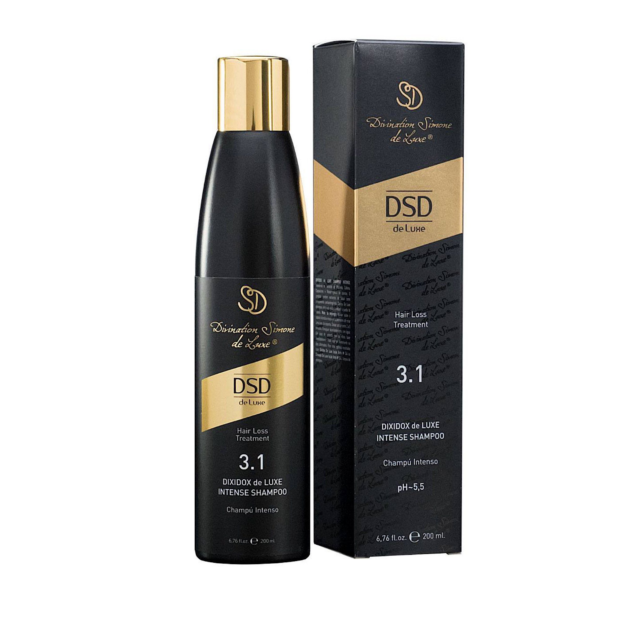 Verkaufsstand DSD de Luxe Kopfhaut-Pflegeshampoo 1-tlg. Shampoo, Intense 3.1