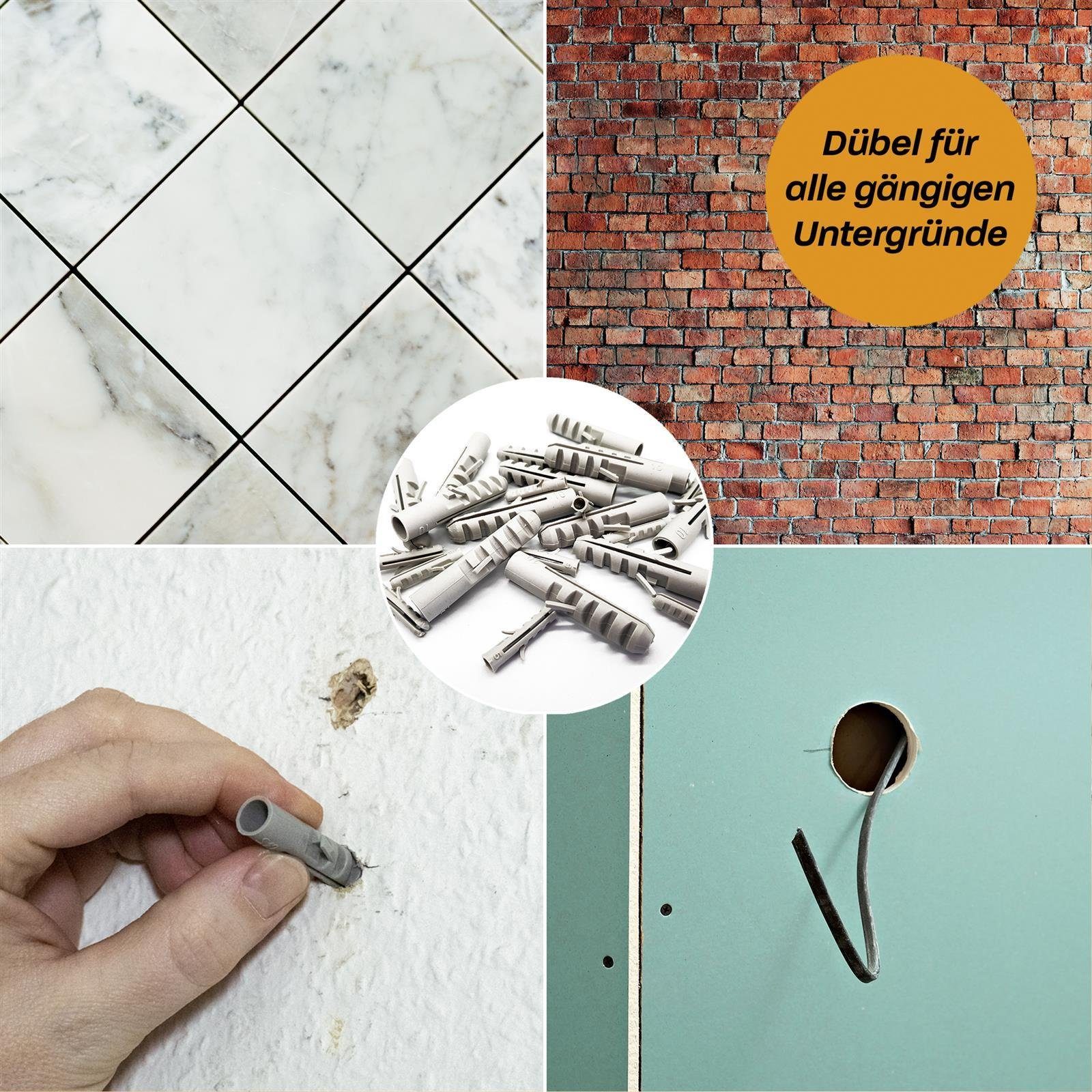 Hinrichs Schrauben- und Dübel-Set Hinrichs Dübel und Schrauben Koffer (wp), (417 Teile), im praktischen Aufbewarungskoffer