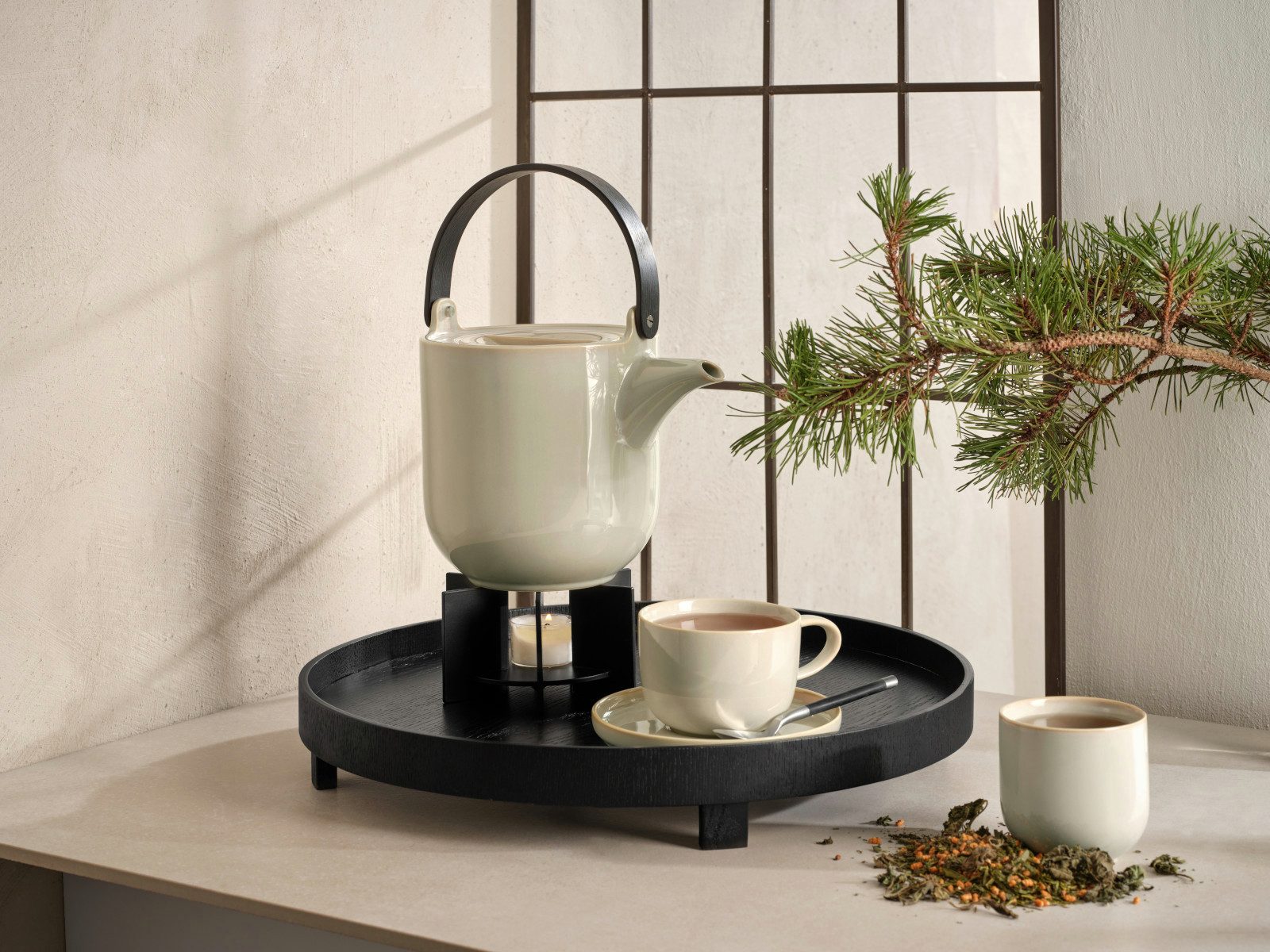ASA SELECTION Tasse coppa Teetasse und Untertasse tofu Set 2tlg, Porzellan