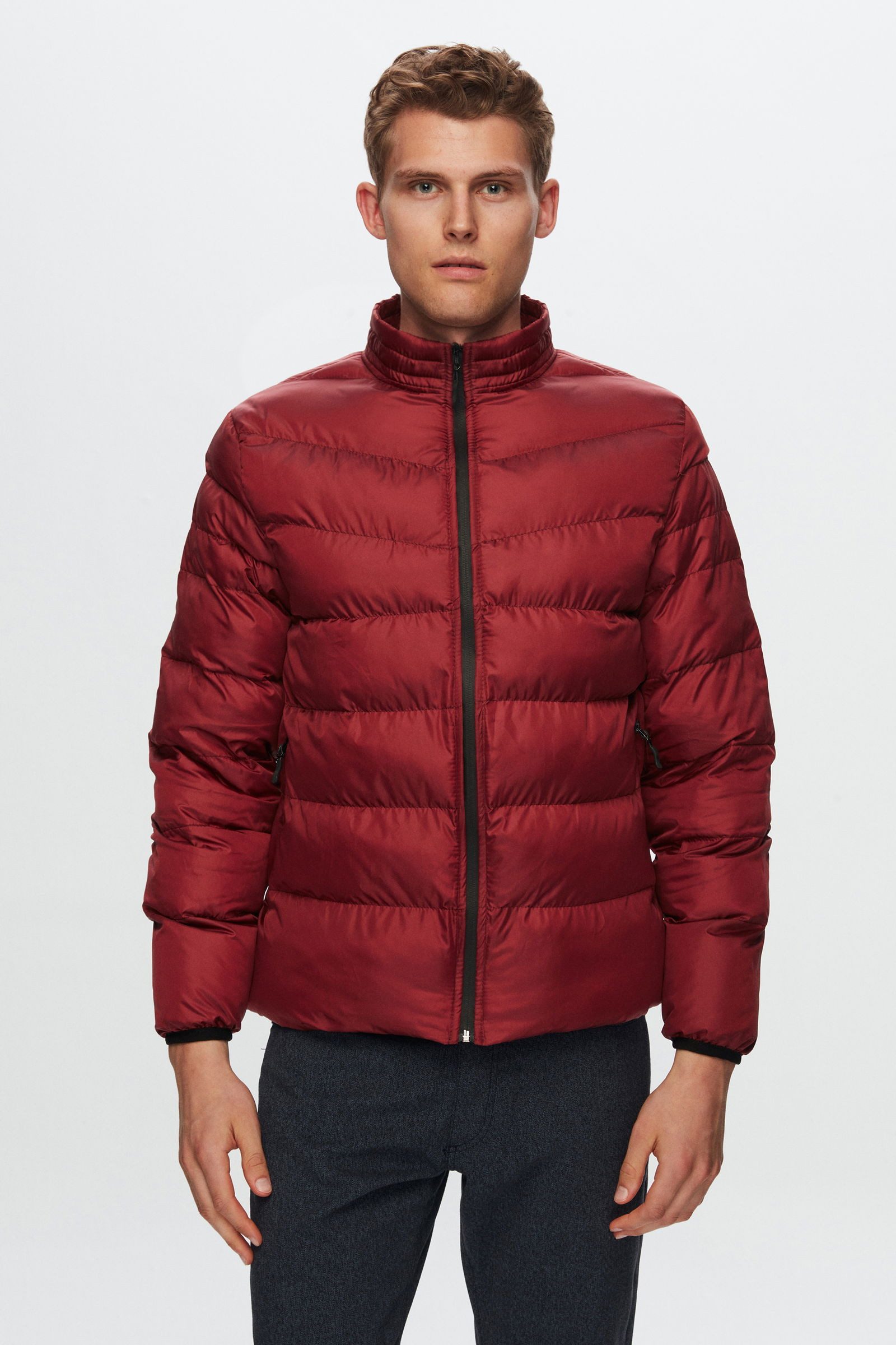 Caban Ds Damat Slim Fit winddichter Mantel mit Faserfüllung Puffer Jacket