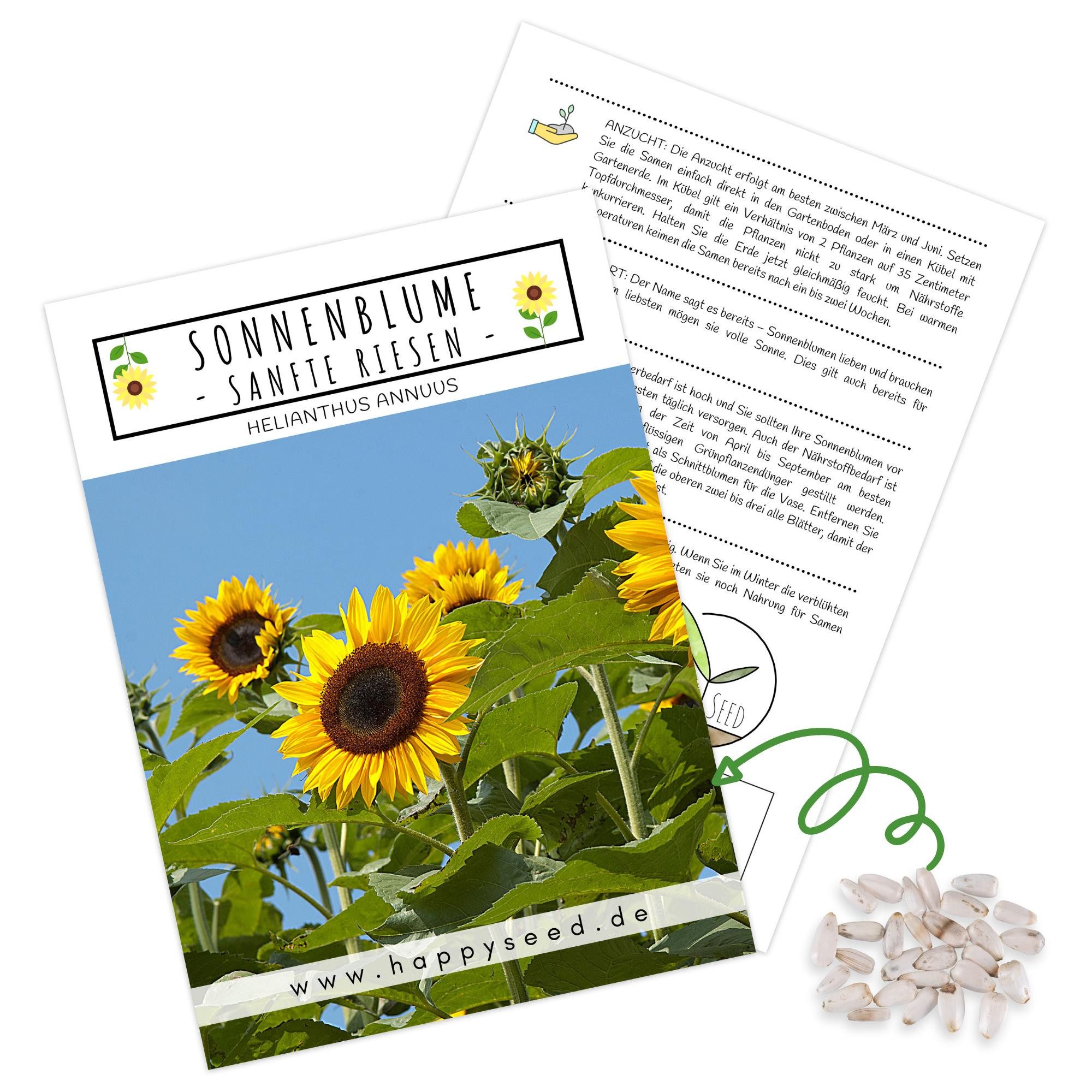 HappySeed Blumensamen Sonnenblumen Samen - Helianthus günstig online kaufen