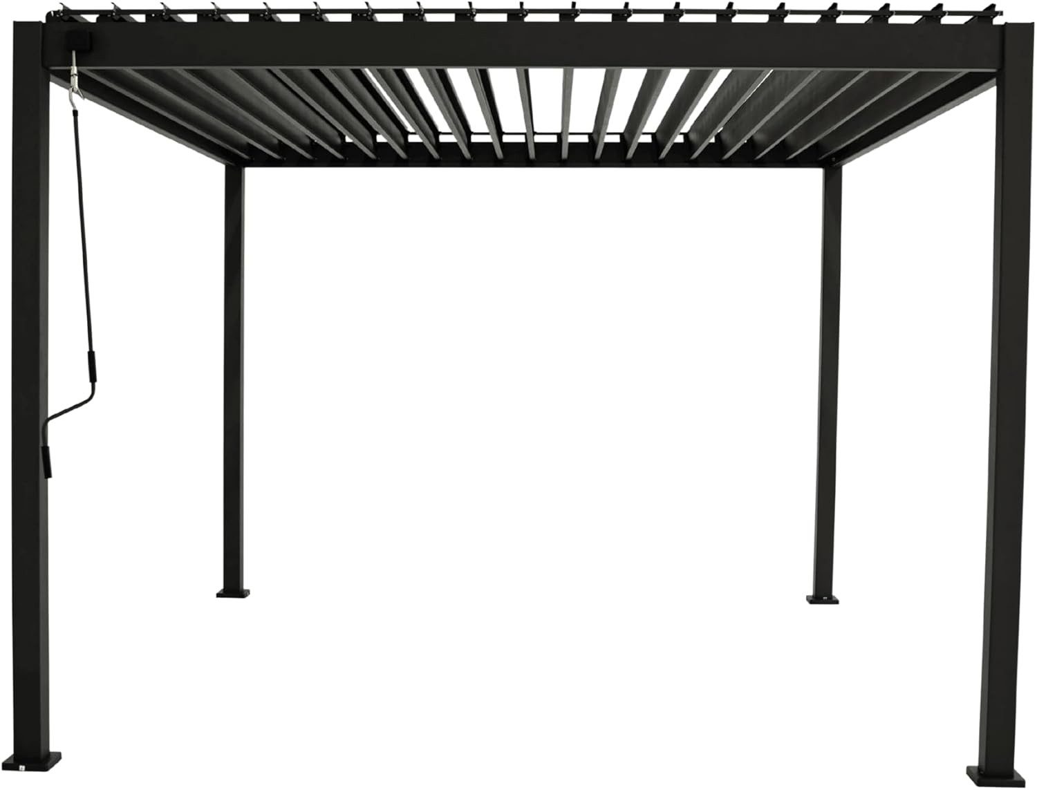 Mirador Pavillon Pergola 88 Basic 3x3,6 Stahl & Aluminium Anthrazit verstellbares Lamel, Pergola 88 Basic 3x3,6 Stahl & Aluminium Anthrazit verstellbares Lamel