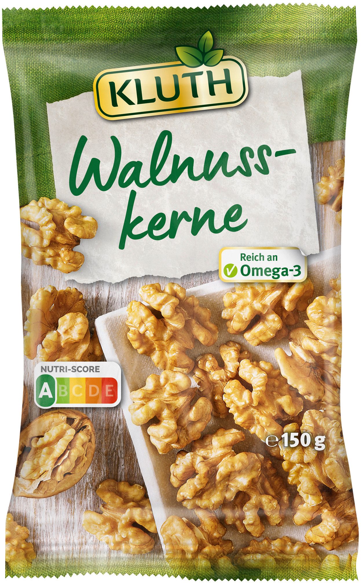 KLUTH Knabberei, Kluth Walnusskerne 150g naturbelassen knackig und vielseitig lecker