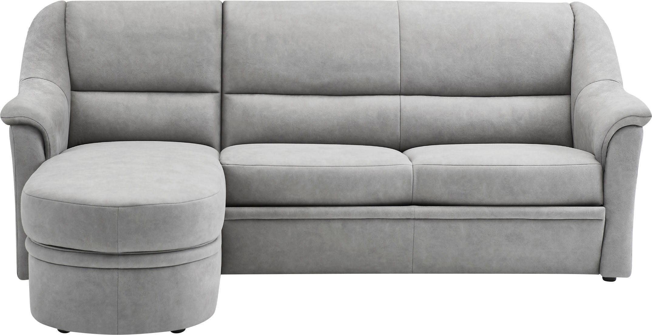 VILLA BECK Ecksofa Fiora, Breite 223 ccm, wahlweise mit Bettfunktion und Bettkasten