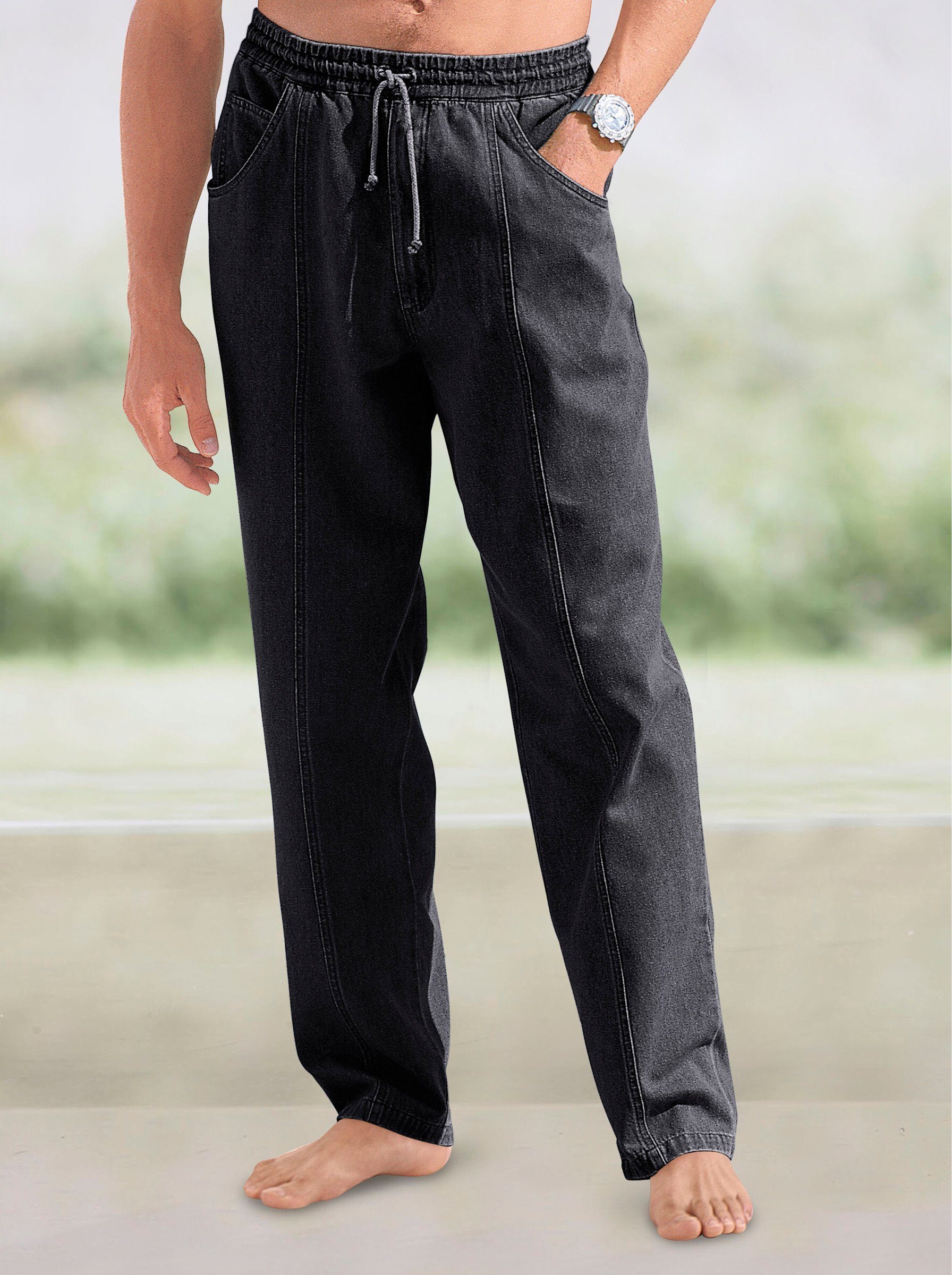 Sieh an! Jogginghose Schlupfjeans