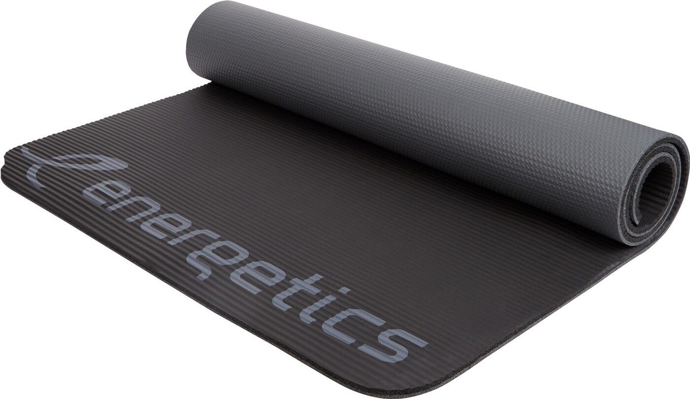 Fitnessmatte Gymnastik-Matte NBR Mat 185 cm 1.5 BLACK/GREY DARK