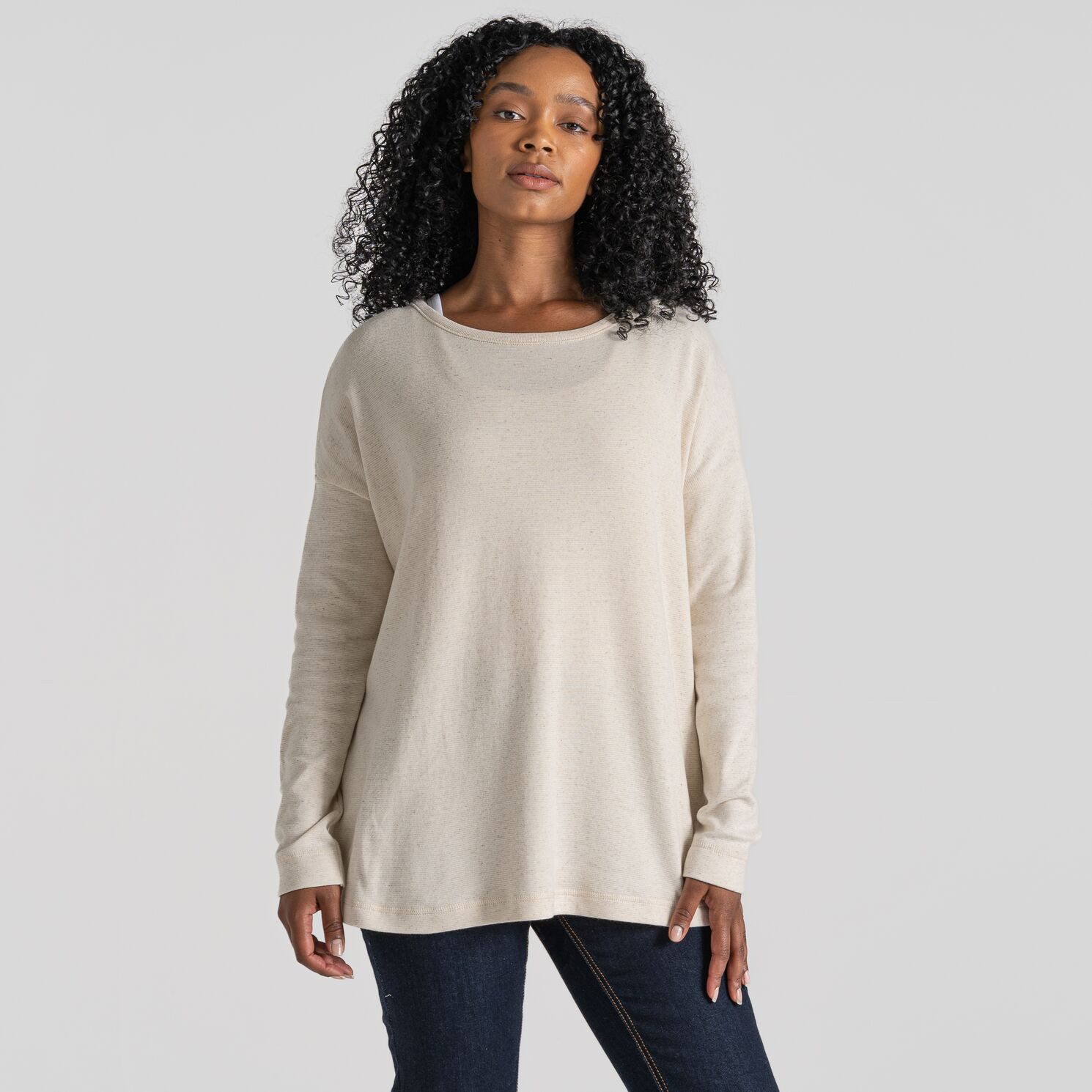 Craghoppers T-Shirt Craghoppers - Forres LS Top - Damen Langarmshirt Pullover Oversize