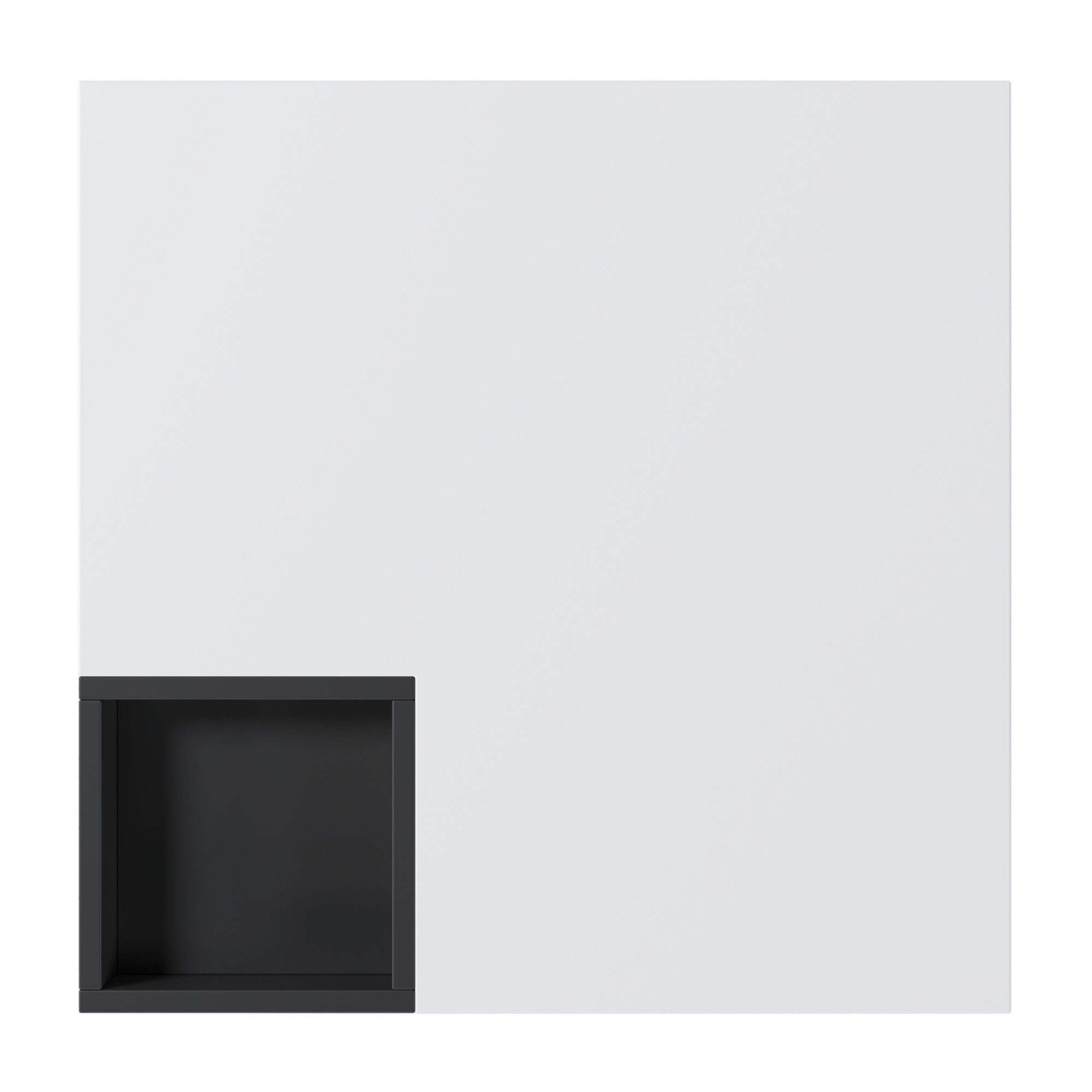 Merax Couchtisch mit herausnehmbarer Aufbewahrungsbox, Wohnzimmertisch Hochglanz mit LED, Beistelltisch, B/H/T: 72/30/72cm – Bild 5 von 5