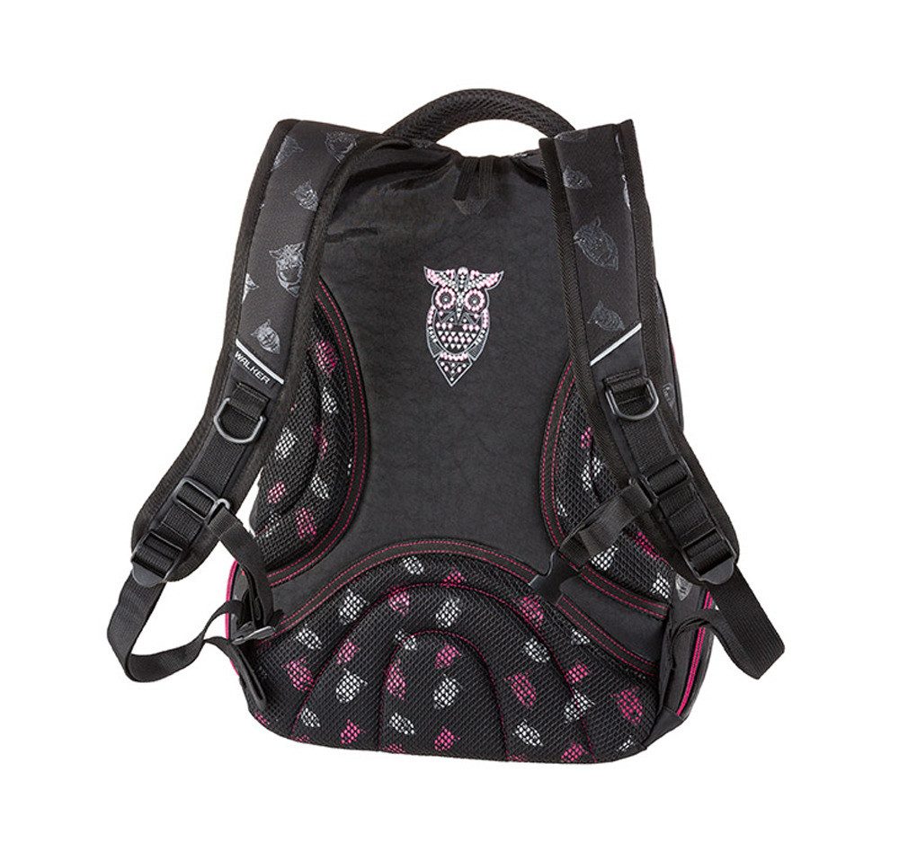 Schneiders Vienna Schulrucksack SCHNEIDERS Schulrucksack Fame Owls schwarz