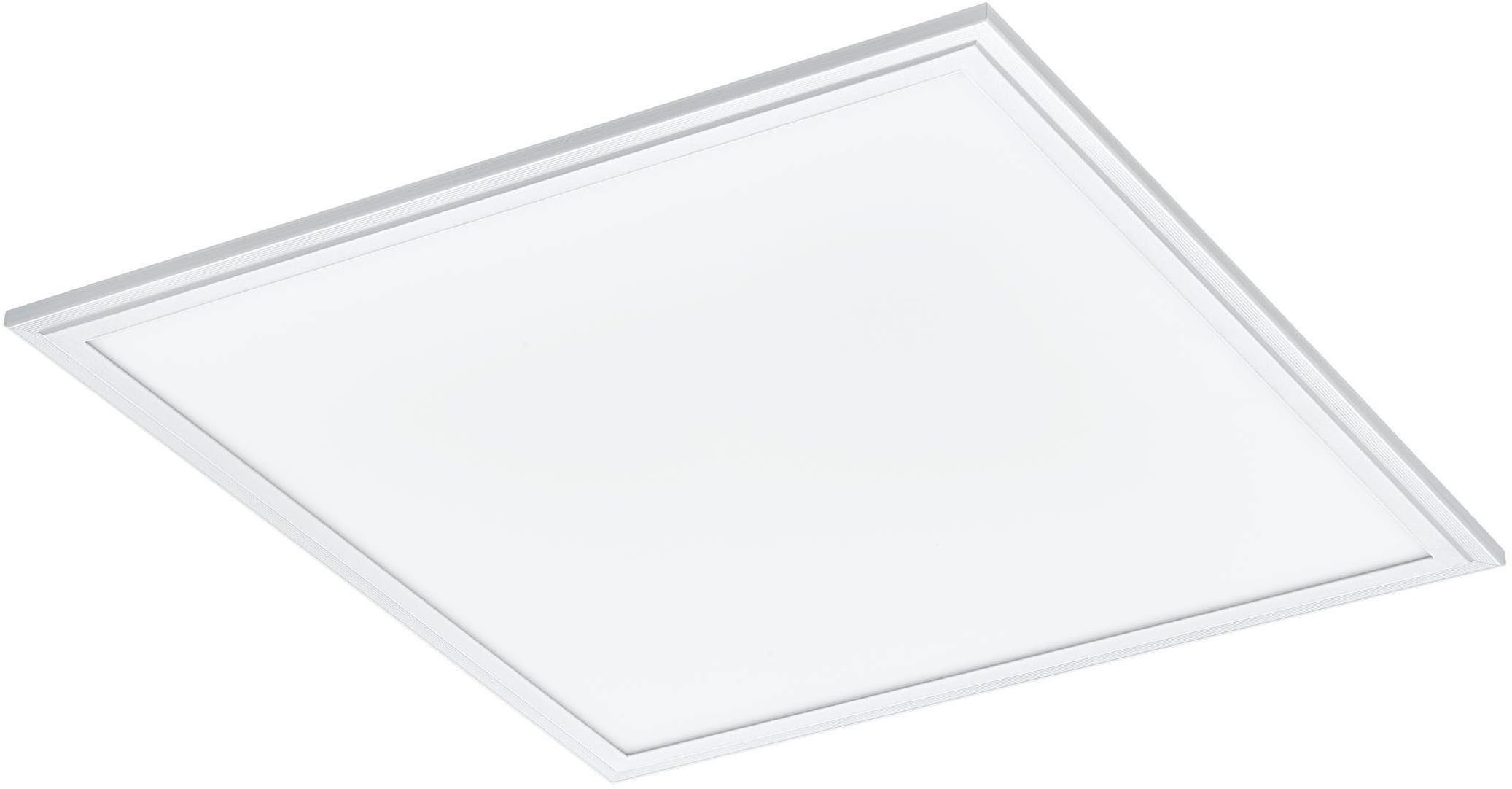 EGLO Deckenleuchte SALOBRENA-Z, Bluetooth, CCT - über Fernbedienung, Dimmfunktion, Farbsteuerung, Farbwechsel, Memoryfunktion, Nachtlichtfunktion, Smart Home, Weckerfunktion, dimmbar über Fernbedienung, mehrere Helligkeitsstufen, LED fest integriert, warmweiß - kaltweiß, Disco-Modus, App/Sprachsteuerung Alexa, 45x45x5cm, exkl. Fernbedienung
