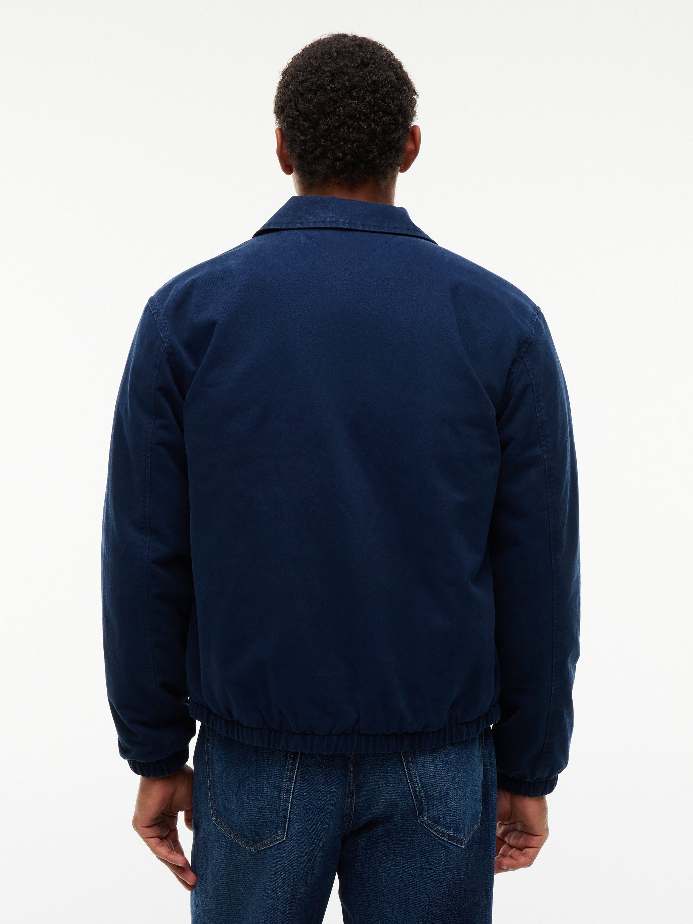 Tommy Jeans Hemdjacke HARRINGTON COTTON JACKET Regular fit mit Hemdkragen – Bild 3 von 5