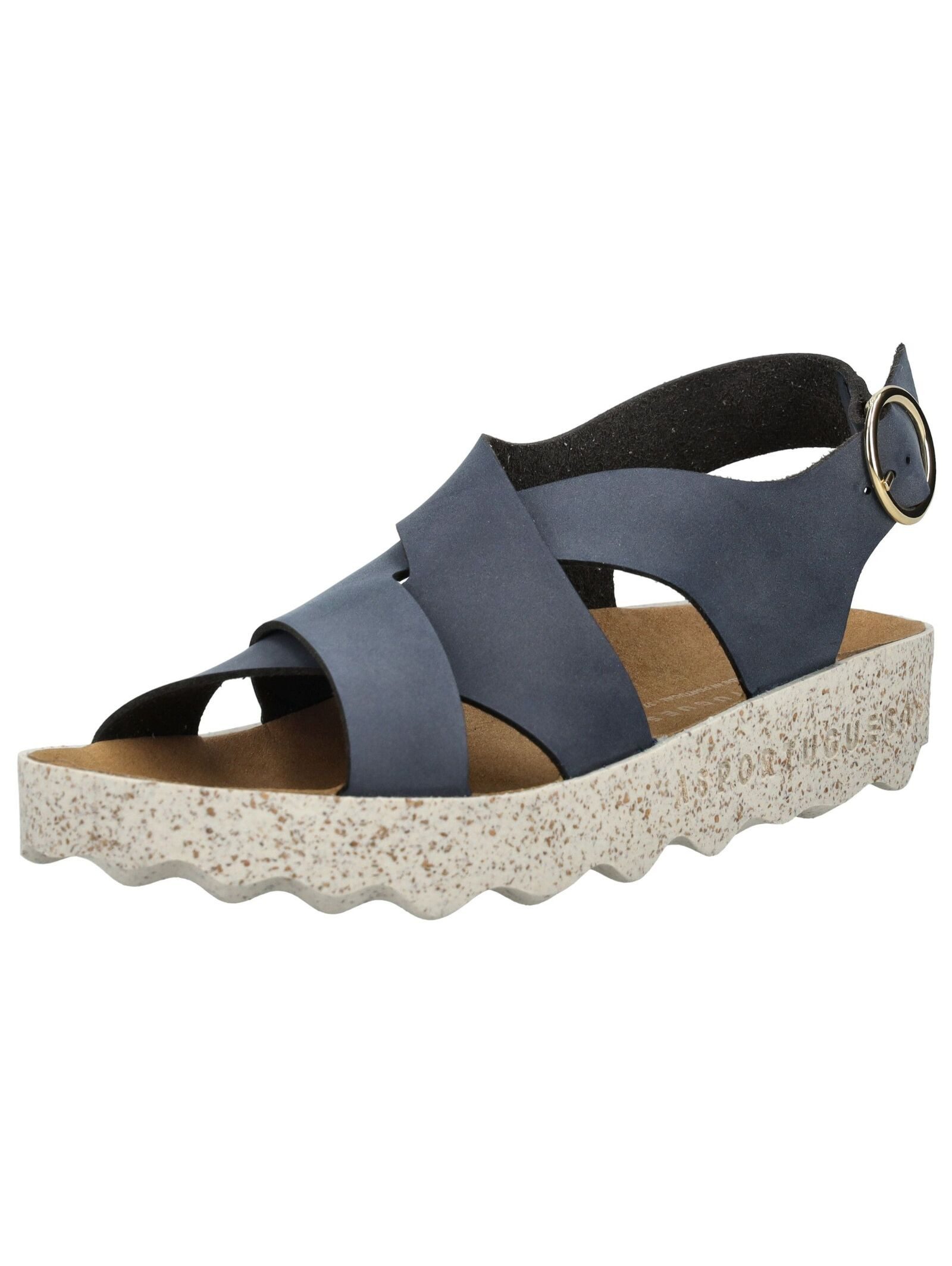 Asportuguesas Sandalen Lederimitat Riemchensandalette günstig online kaufen