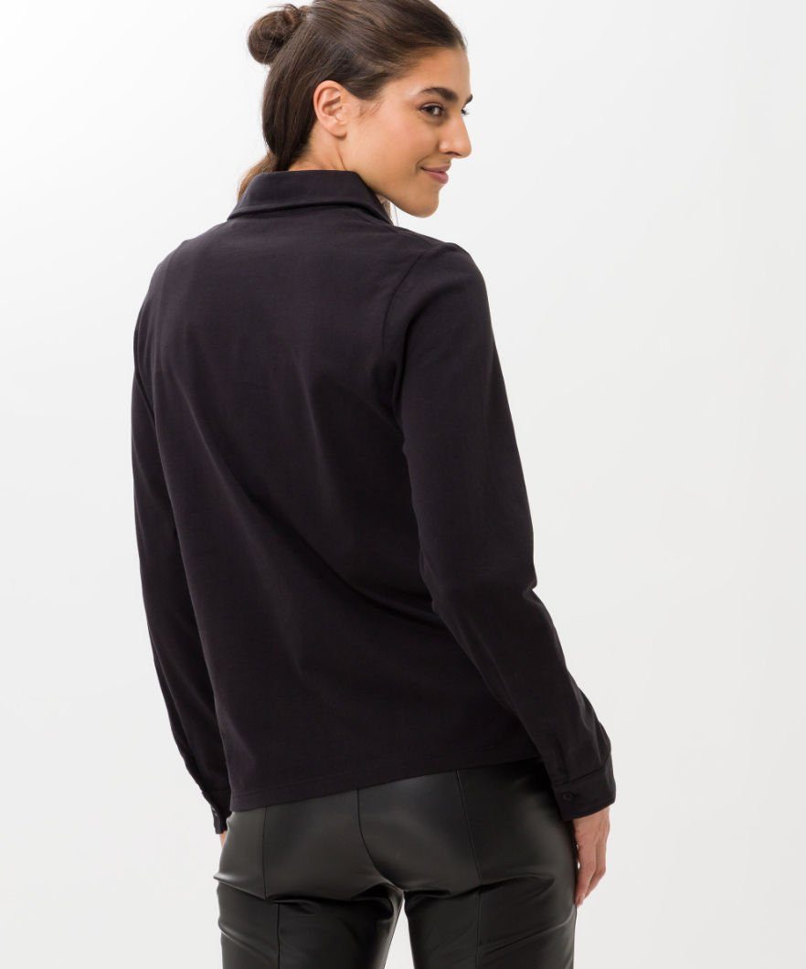 Brax schwarz CLOE Style Kurzarmshirt