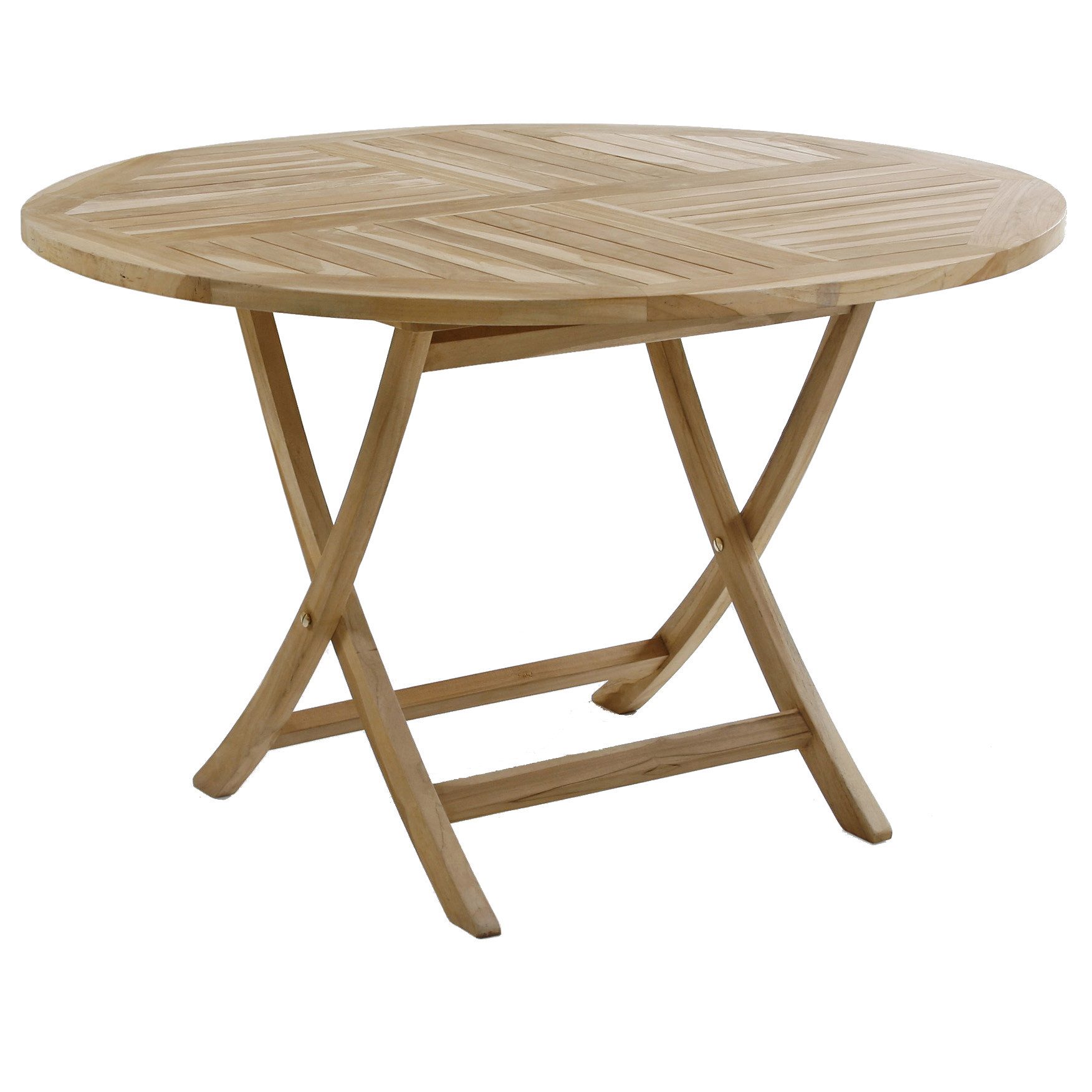 More2Home Gartentisch FLEX, Teakholz massiv, rund günstig online kaufen