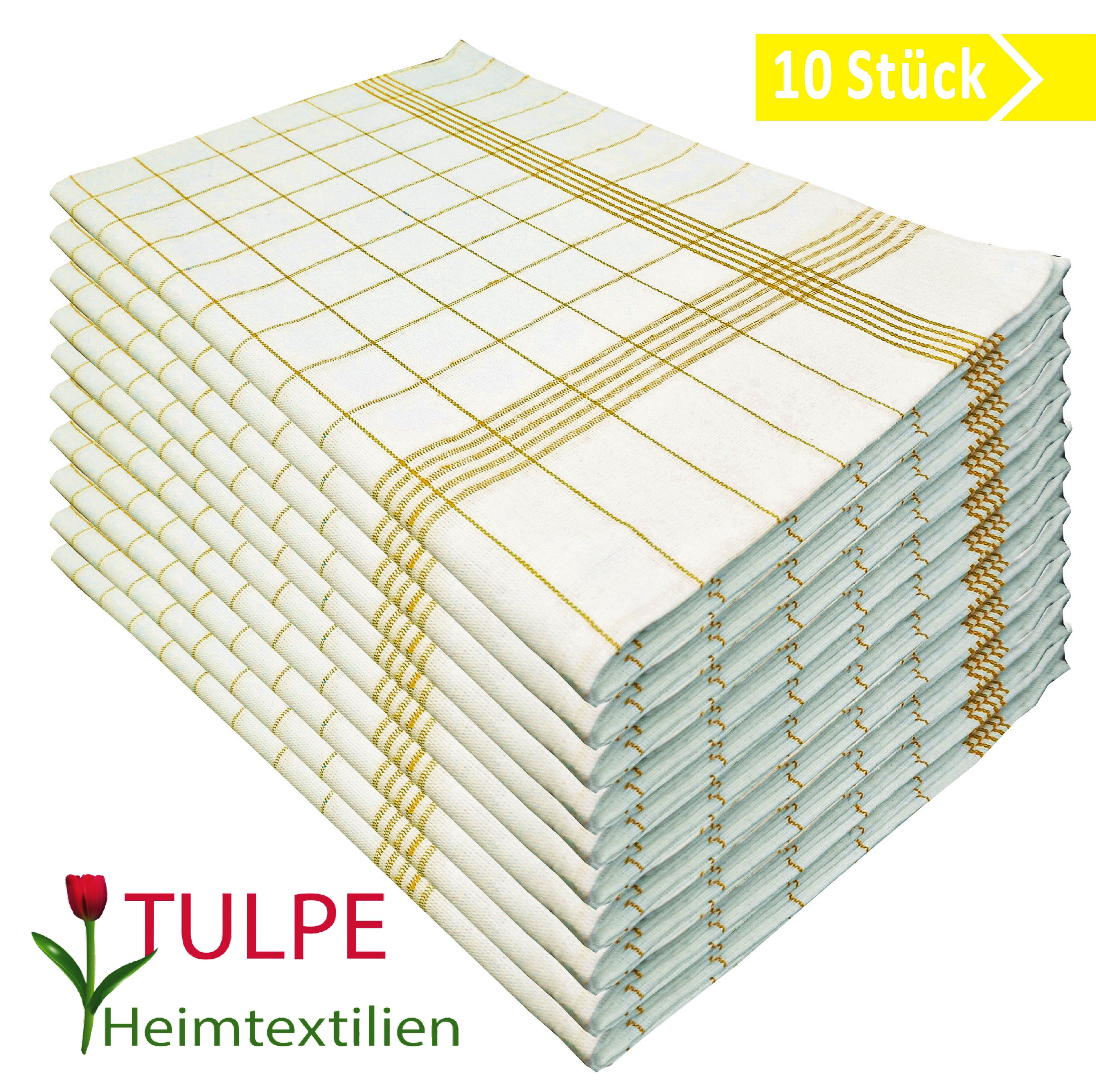 Tulpe Heimtextilien Geschirrtuch in 5 Farben blau, rot, grün, gelb und grau günstig online kaufen