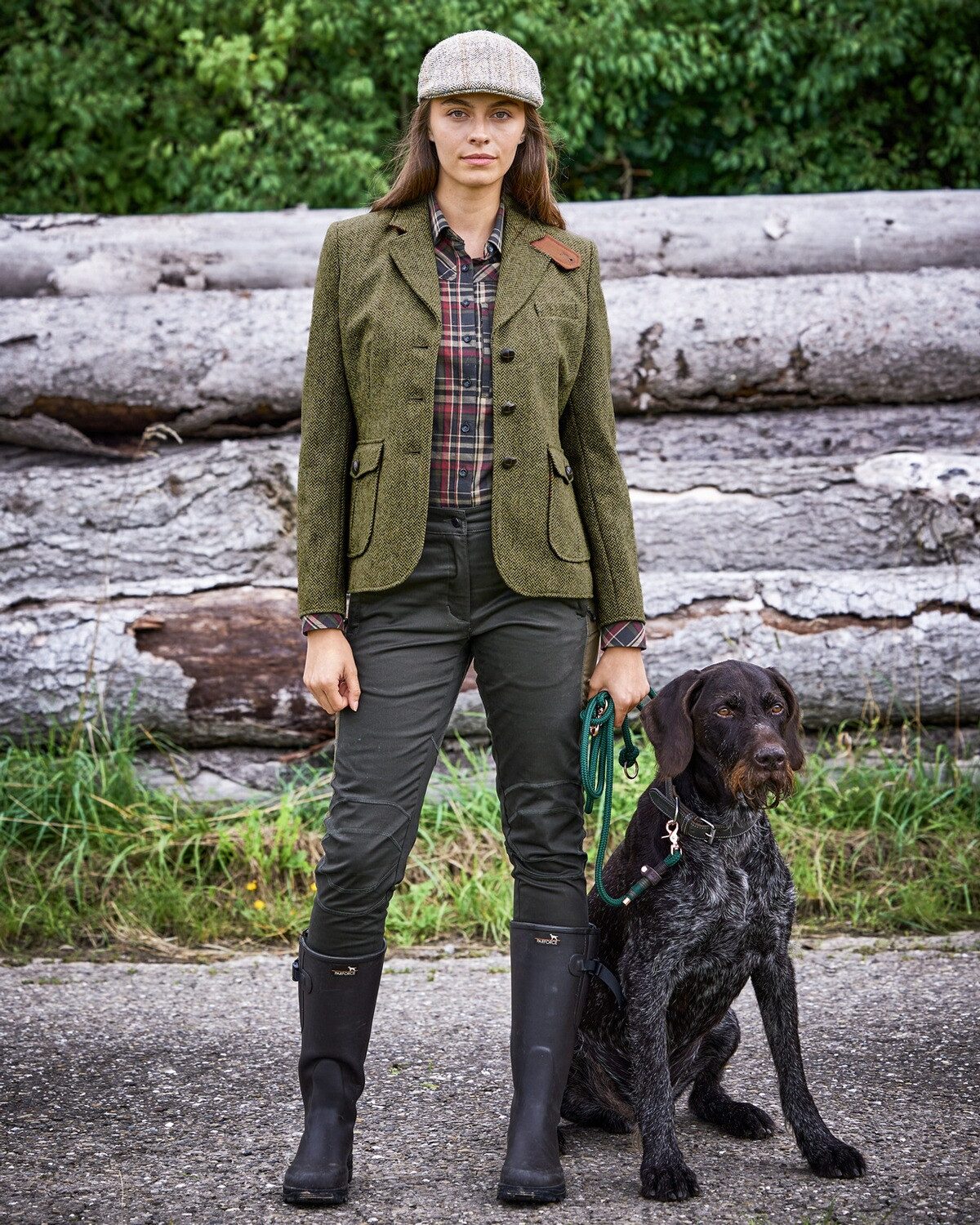 Highmoor Jackenblazer Fischgrat-Tweedblazer – Bild 4 von 5