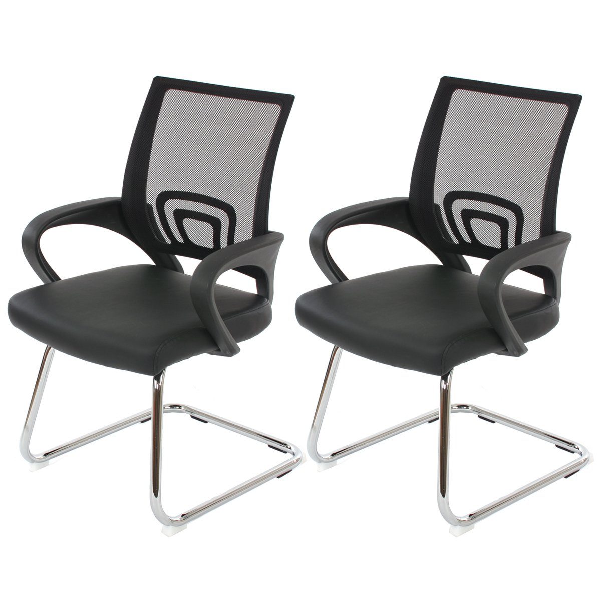 MCW 4-Fußstuhl Afragola-2 (Set, 2 St), 2er-Set, Ergonomisch geformte Rückenlehne, Leicht abwaschbar