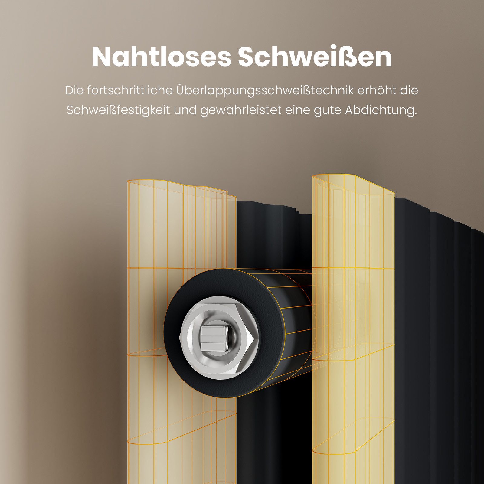 EMKE Heizkörper Schwarz Einlagig/Doppellagig Flach Paneelheizkörper, günstig online kaufen