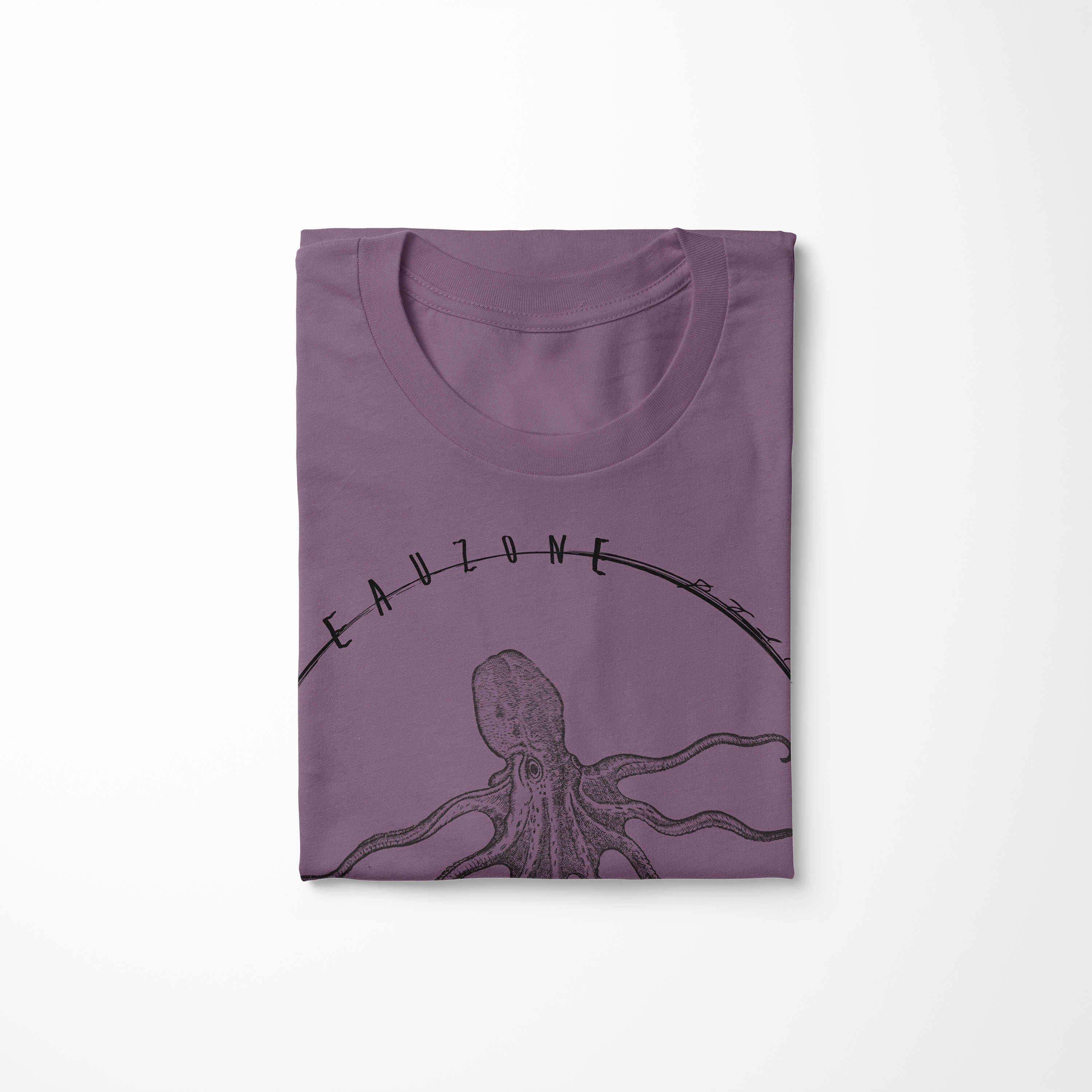 Struktur Serie: Sea Fische - Shiraz Tiefsee und T-Shirt Art / 097 Schnitt Creatures, sportlicher Sinus Sea feine T-Shirt