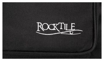 Rocktile Gitarrentasche Westerngitarrentasche 4/4 (Gigbag für Westerngitarre), gepolstert mit Rucksackgarnitur