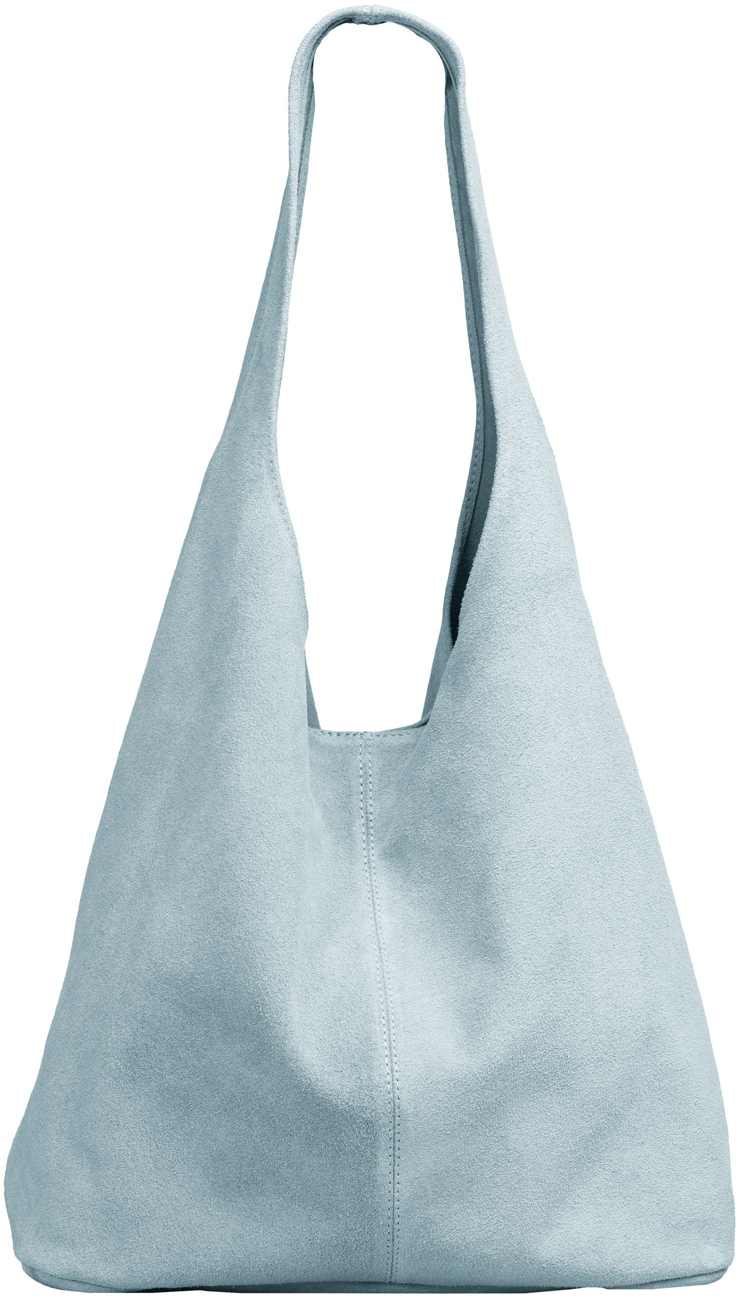 Caspar Schultertasche große Damen Wildleder Tasche Hobo Bag - CLASSIC LINE günstig online kaufen