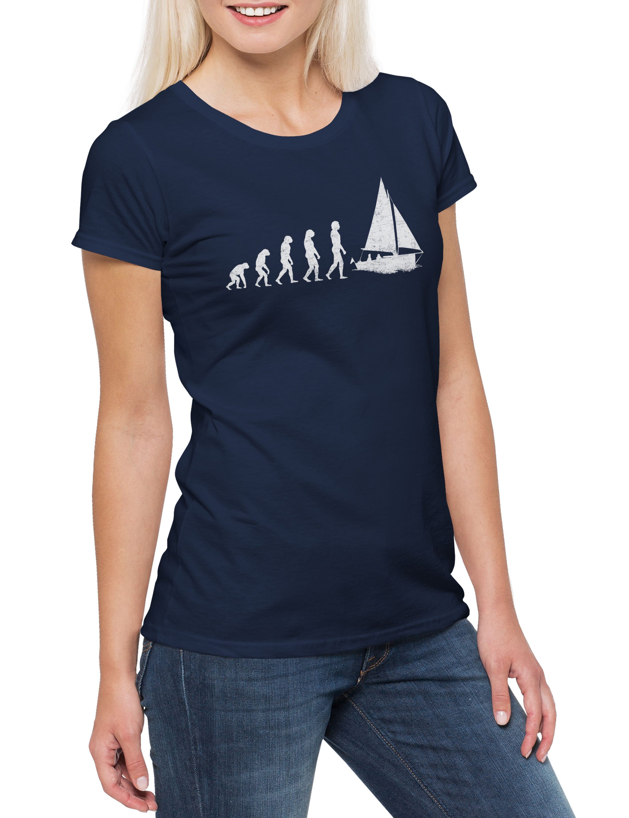 Urban Backwoods Print-Shirt Sailing Evolution Damen günstig online kaufen