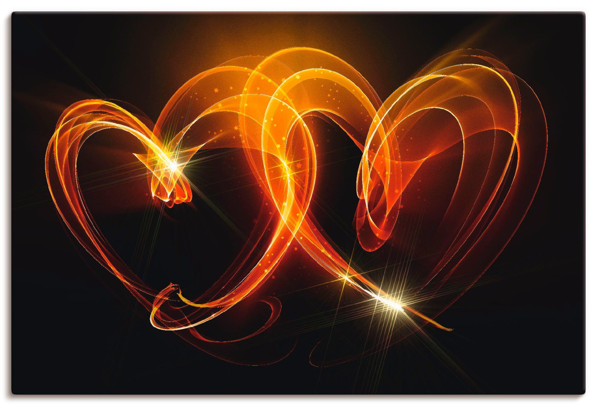 Artland Wandbild Verbundenheit, Herzen (1 St), als Alubild, Outdoorbild, Leinwandbild, Poster, Wandaufkleber