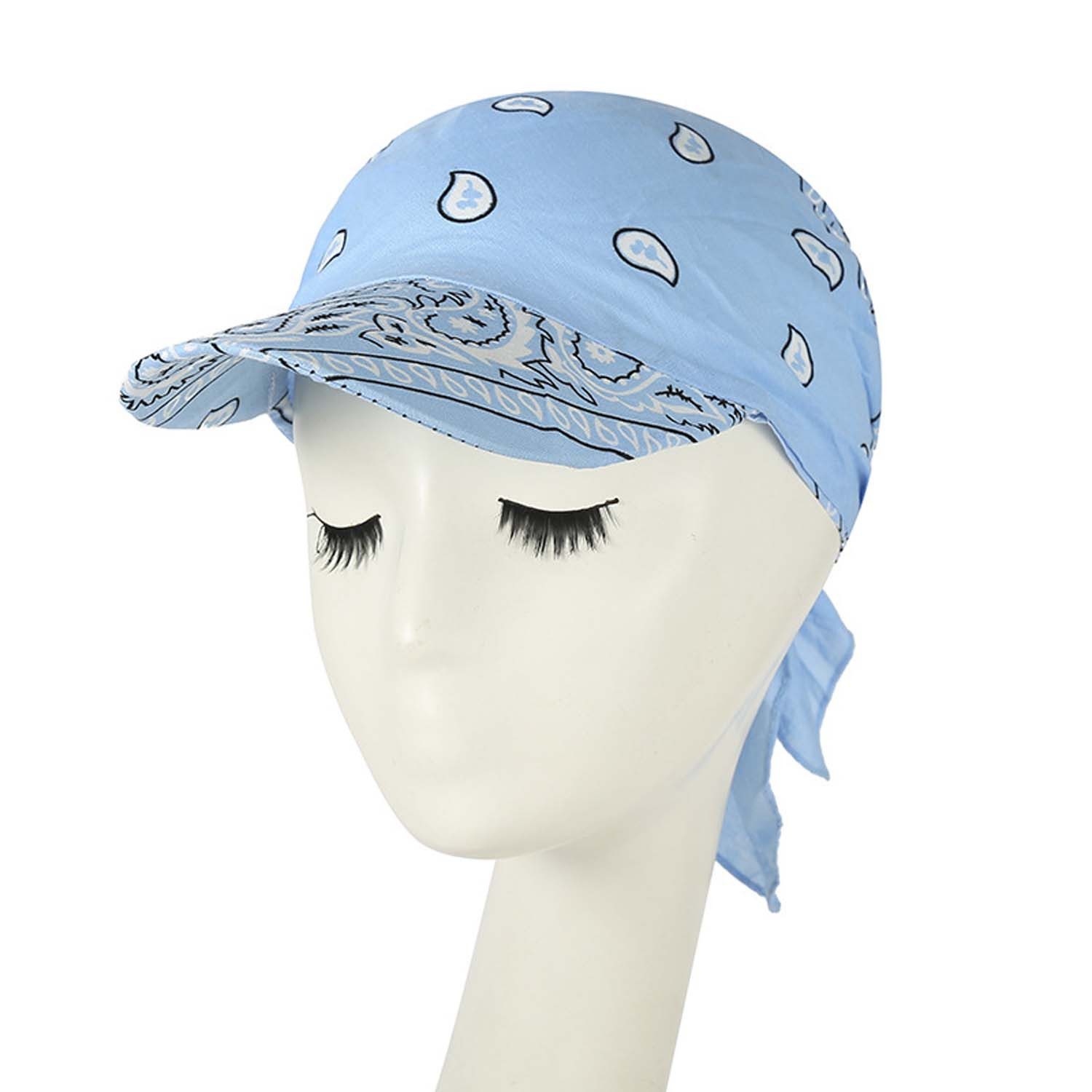 Baseball Cap Bandana Cap mit Schleifenbindung Damen,leicht und weich