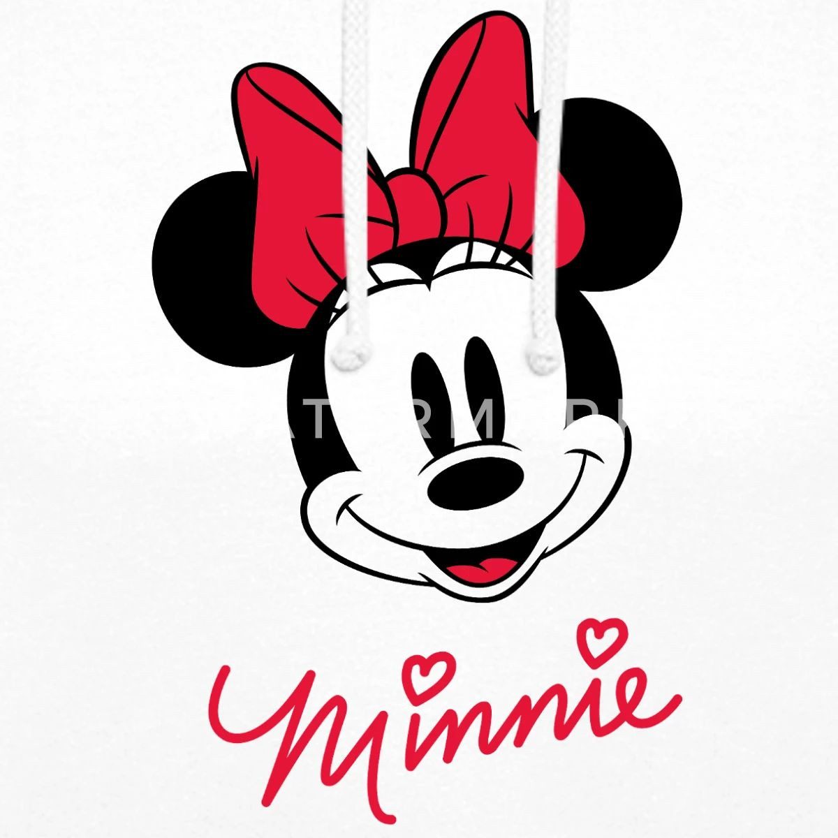 Spreadshirt Hoodie Mickey & Minnie Schriftzug Unisex Hoodie (1-tlg)