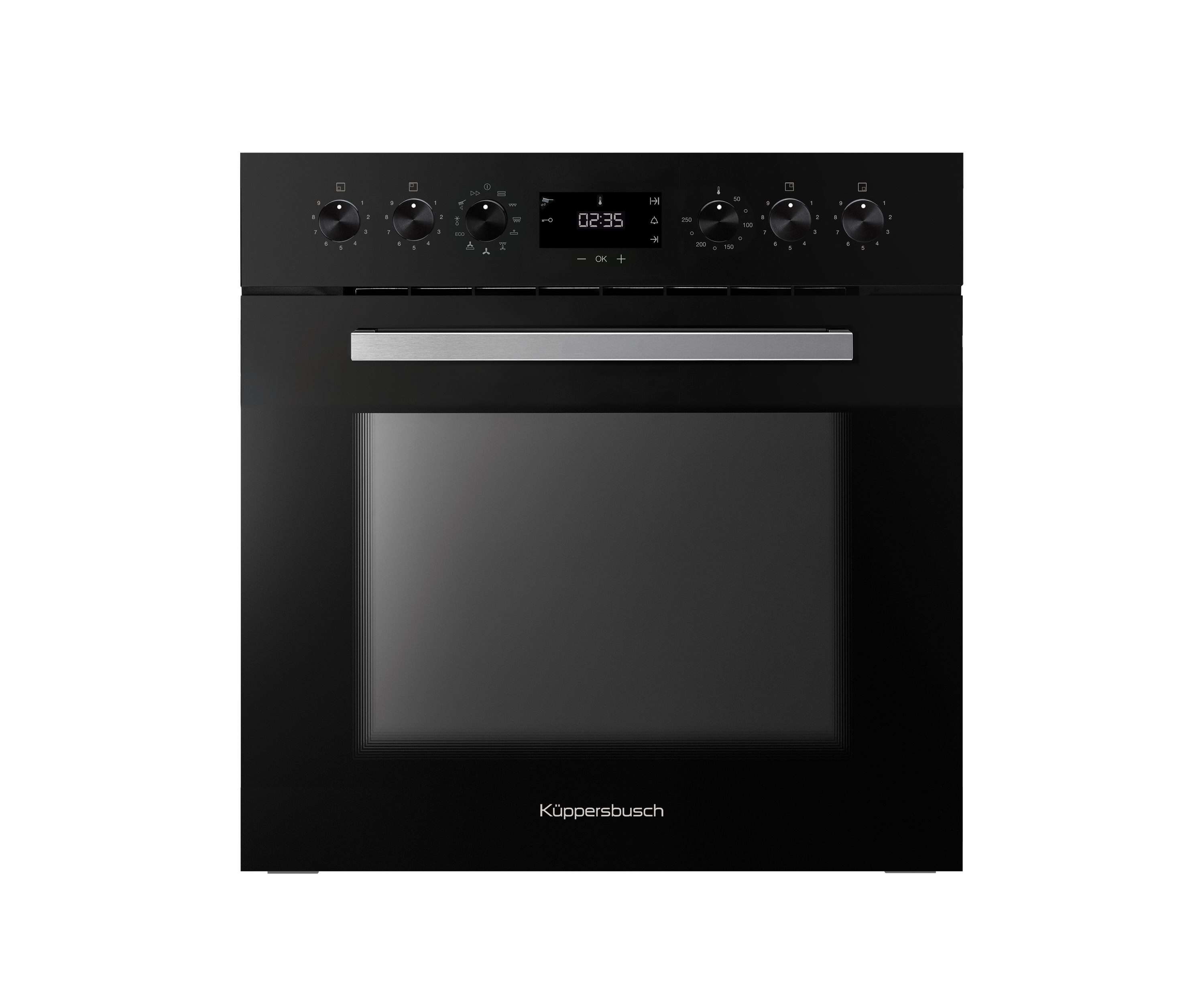 Küppersbusch Einbaubackofen Einbau-Backofen H6130.0S1 Schwarz 60 cm