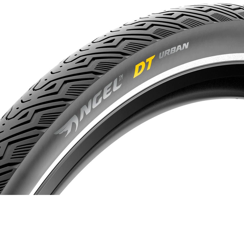 Pirelli Fahrradreifen Pirelli Angel DT Urban Drahtreifen 700x47C Schwarz-Reflex - ECE-R75 Pa