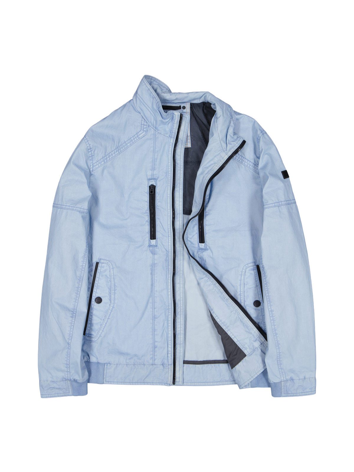 Kurzjacke Herren Baumwoll-Jacke, Gruen