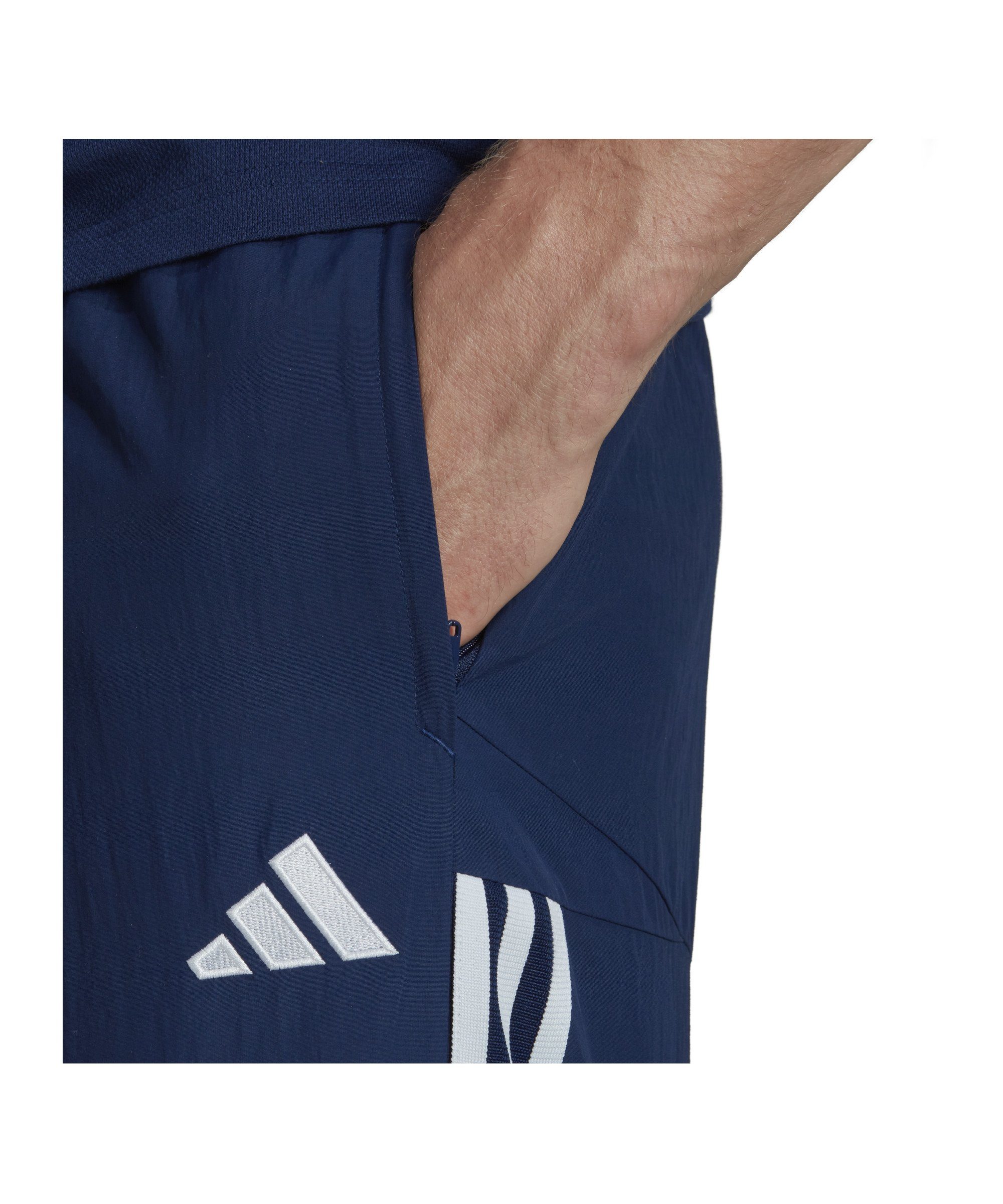 adidas Performance 23 Sporthose Competition Tiro Short dunkelblau