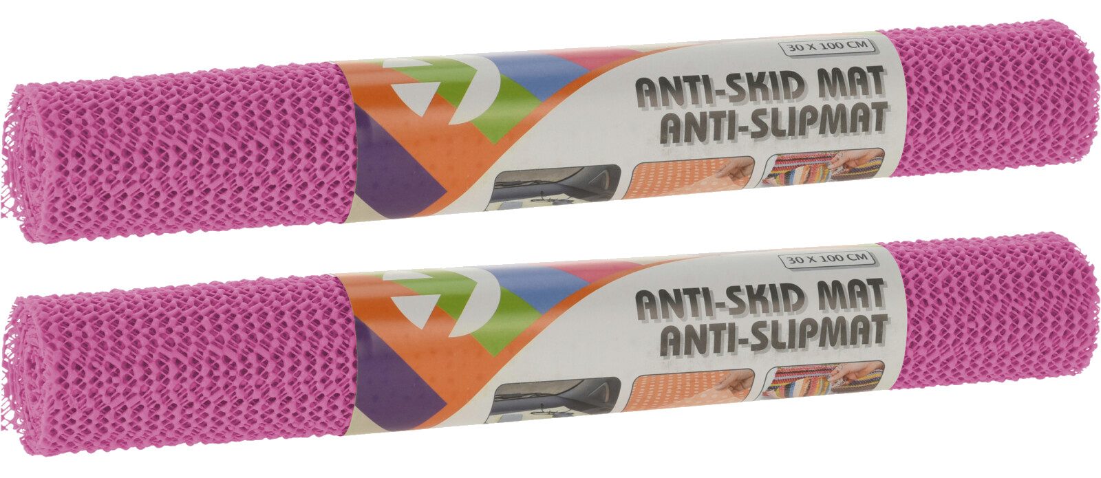Koopman Schubladenmatte Antirutsch Matte 100 x 30 cm Schublade 2 er Set (2 St), 2er Set, Teppichunterleger, Anti-Rutsch Matte, Tischunterlage, Matte