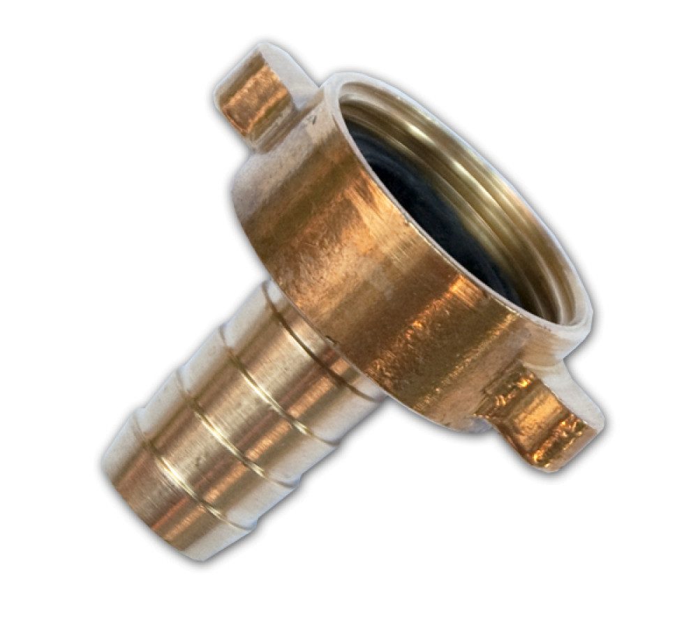 Doktorvolt Anschlussstück Schlauchtülle Wasserhahnanschluss IG 1/2 13mm Messing Messinganschluss