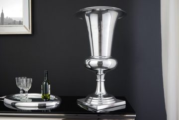 riess-ambiente Dekovase GOAL 75cm silber (1 St), Bodenvase · Deko · Standvase · Pokal-Design