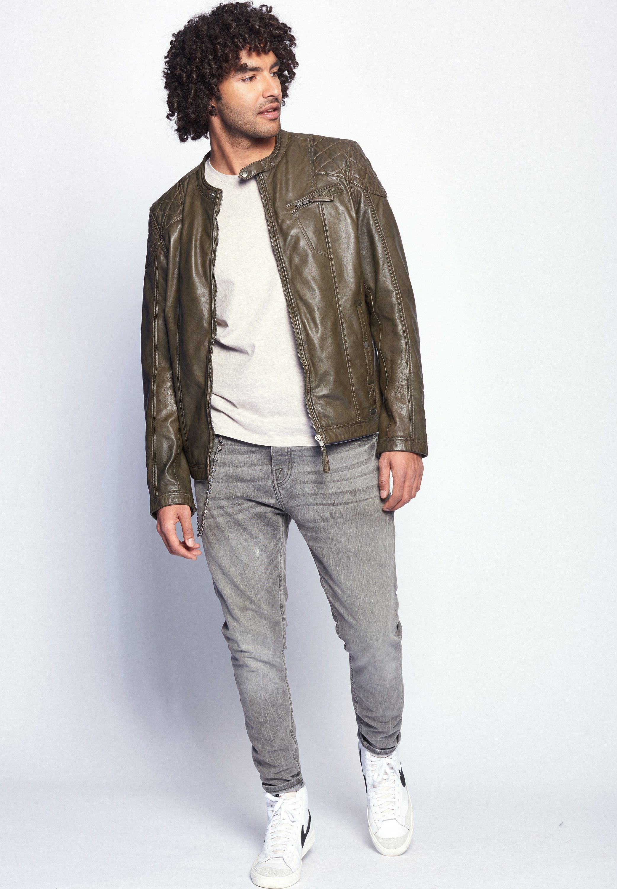 Lederjacke Cooper